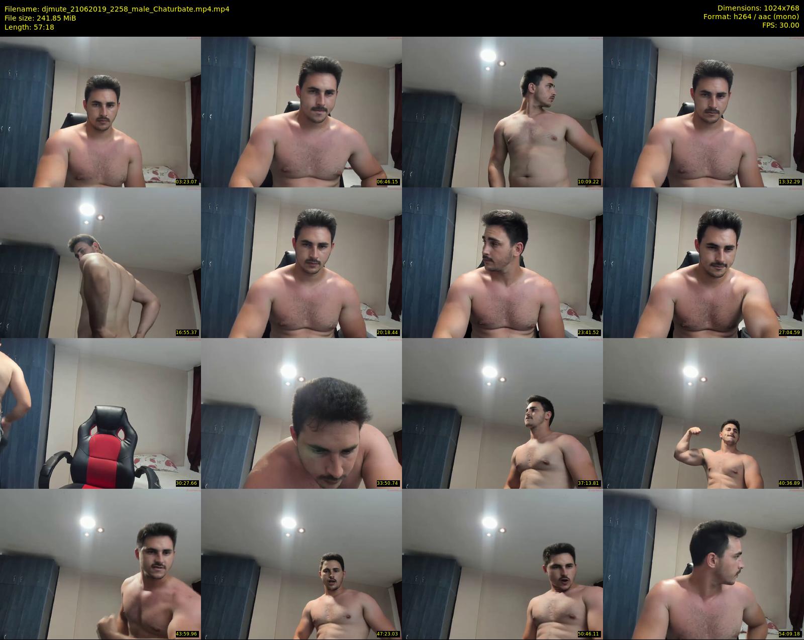 djmute — 58 minute Chaturbate male cam show recording, 720p, Jun 21, 2019