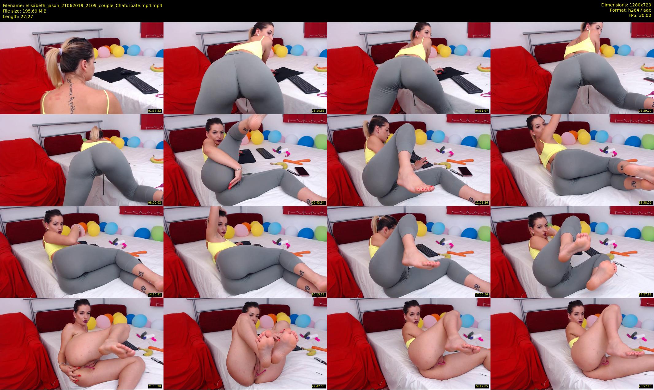 elisabeth_jason — 28 minute Chaturbate couple cam show recording, 720p, Jun 21, 2019