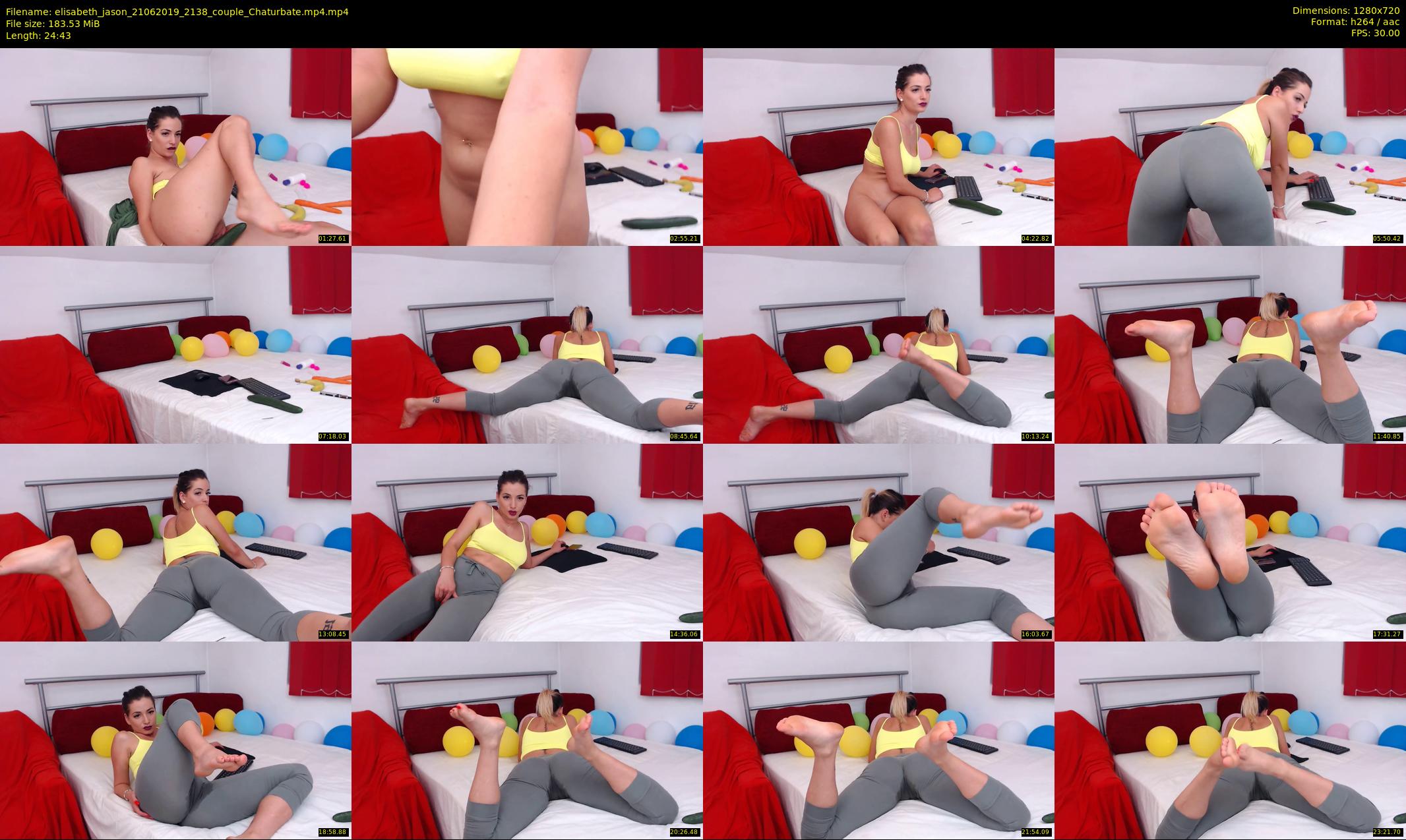 elisabeth_jason — 25 minute Chaturbate couple cam show recording, 720p, Jun 21, 2019