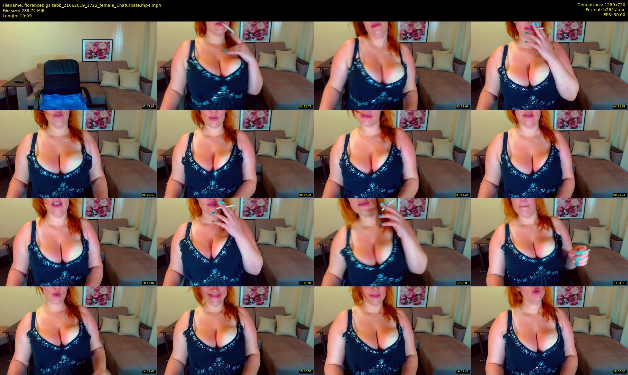 florencebigsizebb — 20 minute Chaturbate female cam show recording, 720p, Jun 21, 2019