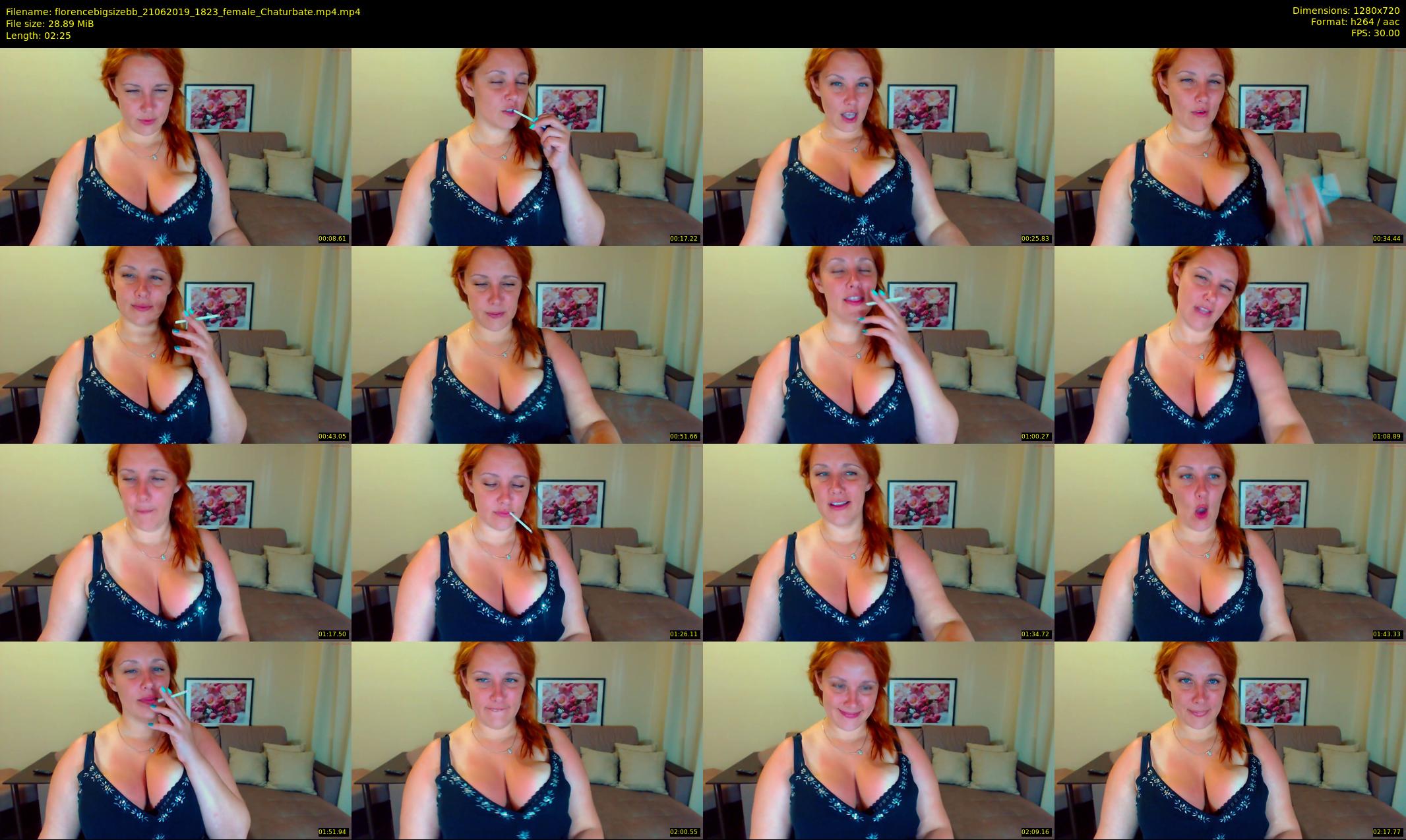 florencebigsizebb — 3 minute Chaturbate female cam show recording, 720p, Jun 21, 2019