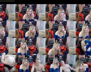 gamergirlroxy — 56 minute Chaturbate couple cam show recording, 1080p, Jun 22, 2019