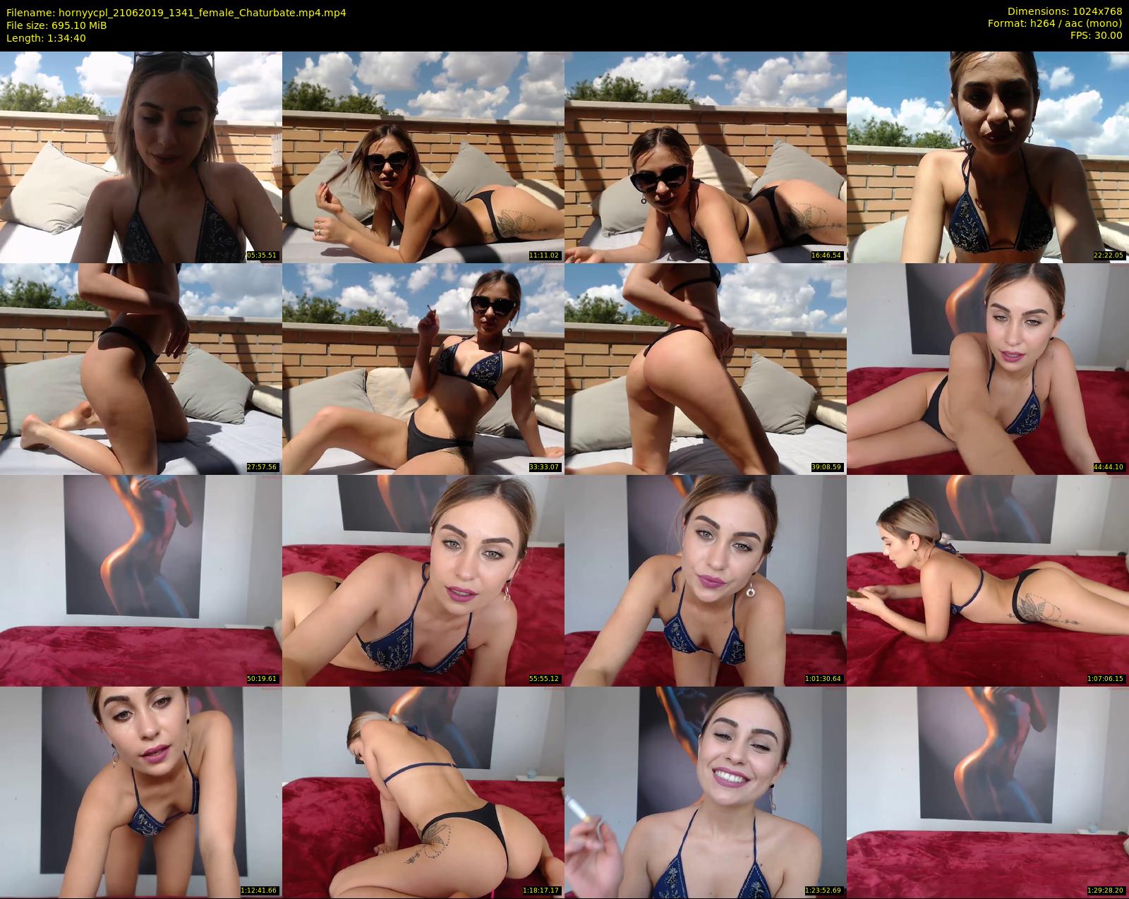 hornyycpl — 95 minute Chaturbate couple cam show recording, 720p, Jun 21, 2019
