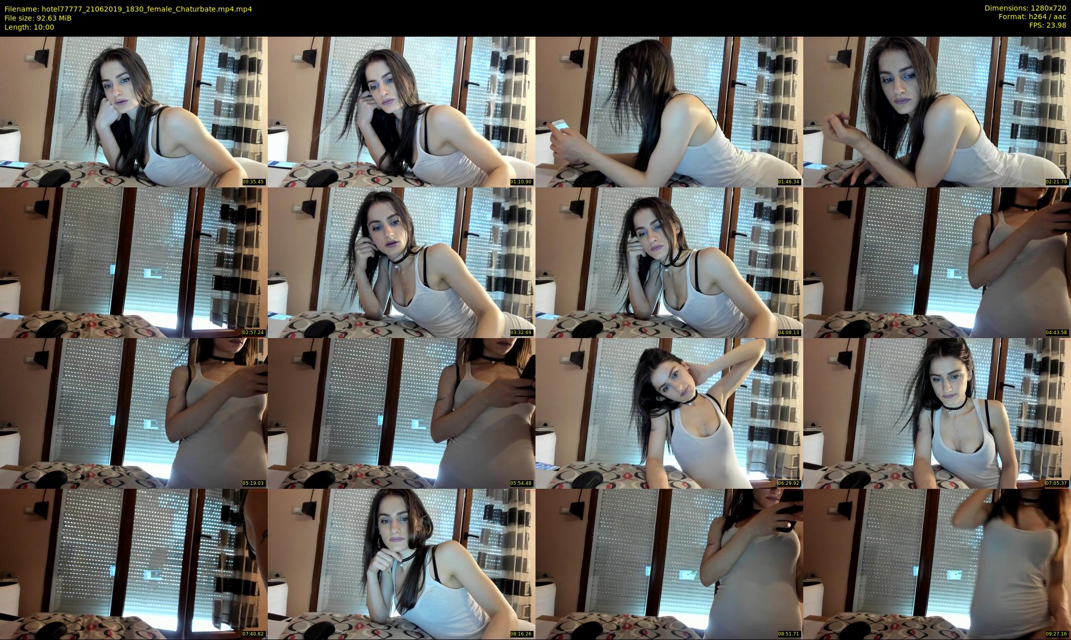 hotel77777 — 10 minute Chaturbate female cam show recording, 720p, Jun 21, 2019