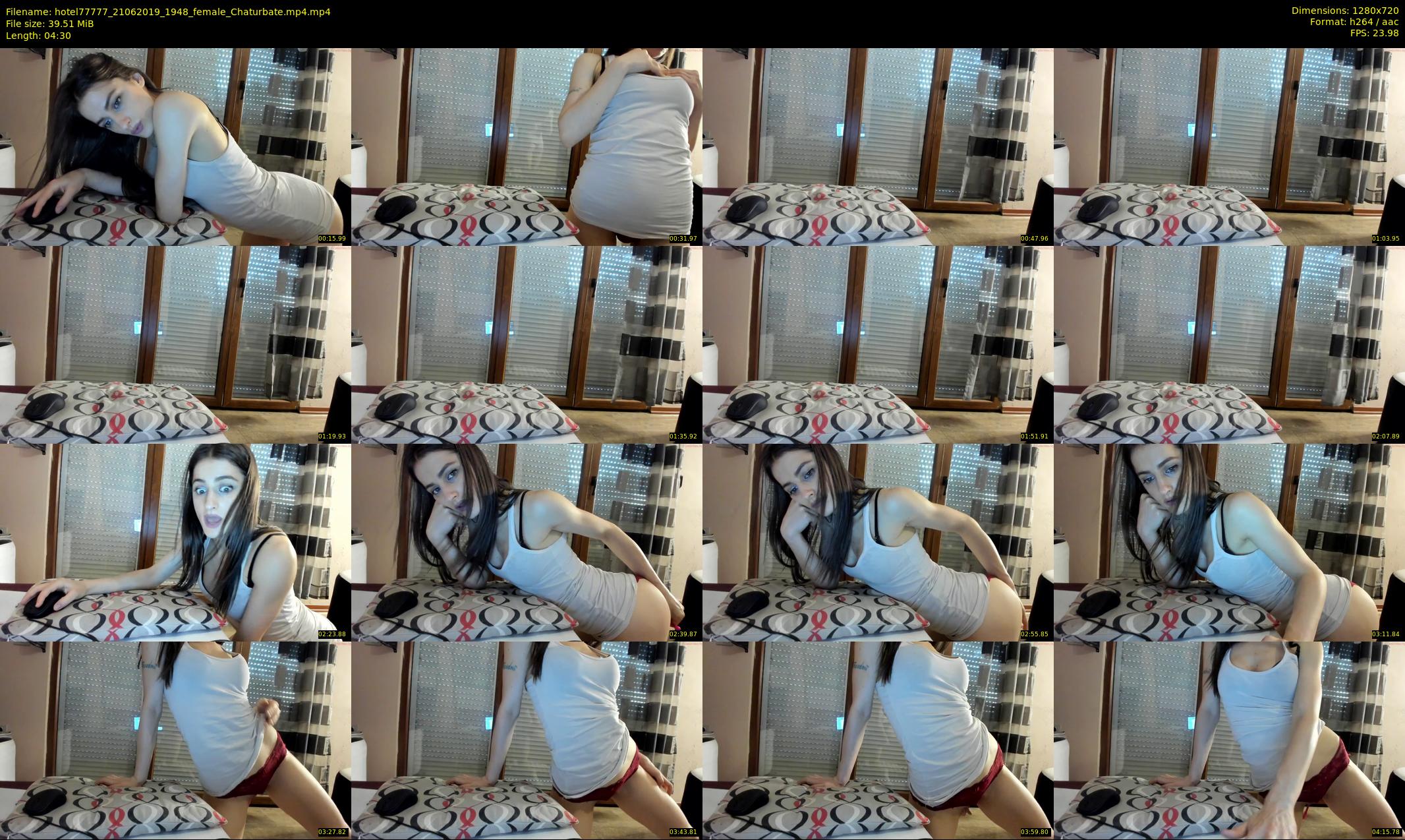 hotel77777 — 5 minute Chaturbate female cam show recording, 720p, Jun 21, 2019