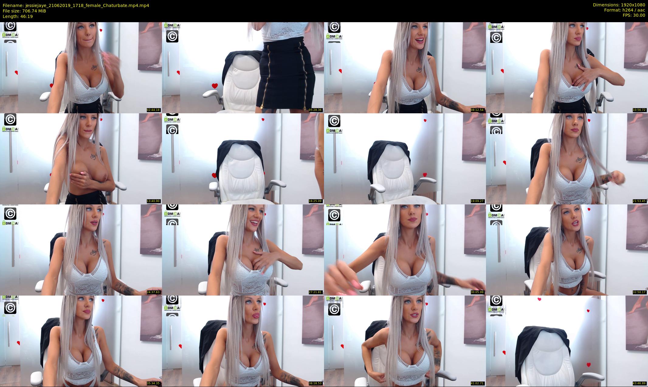 jessiejaye — 47 minute Chaturbate female cam show recording, 1080p, Jun 21, 2019