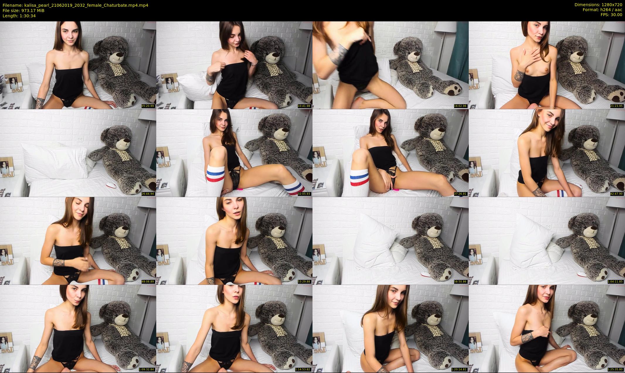 kalisa_pearl — 91 minute Chaturbate female cam show recording, 720p, Jun 21, 2019