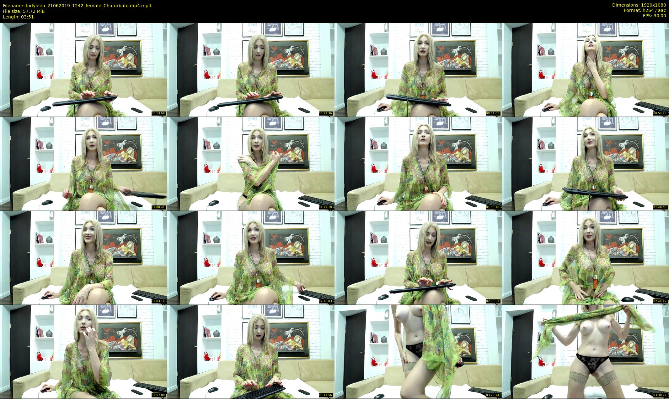 ladyleea — 4 minute Chaturbate female cam show recording, 1080p, Jun 21, 2019