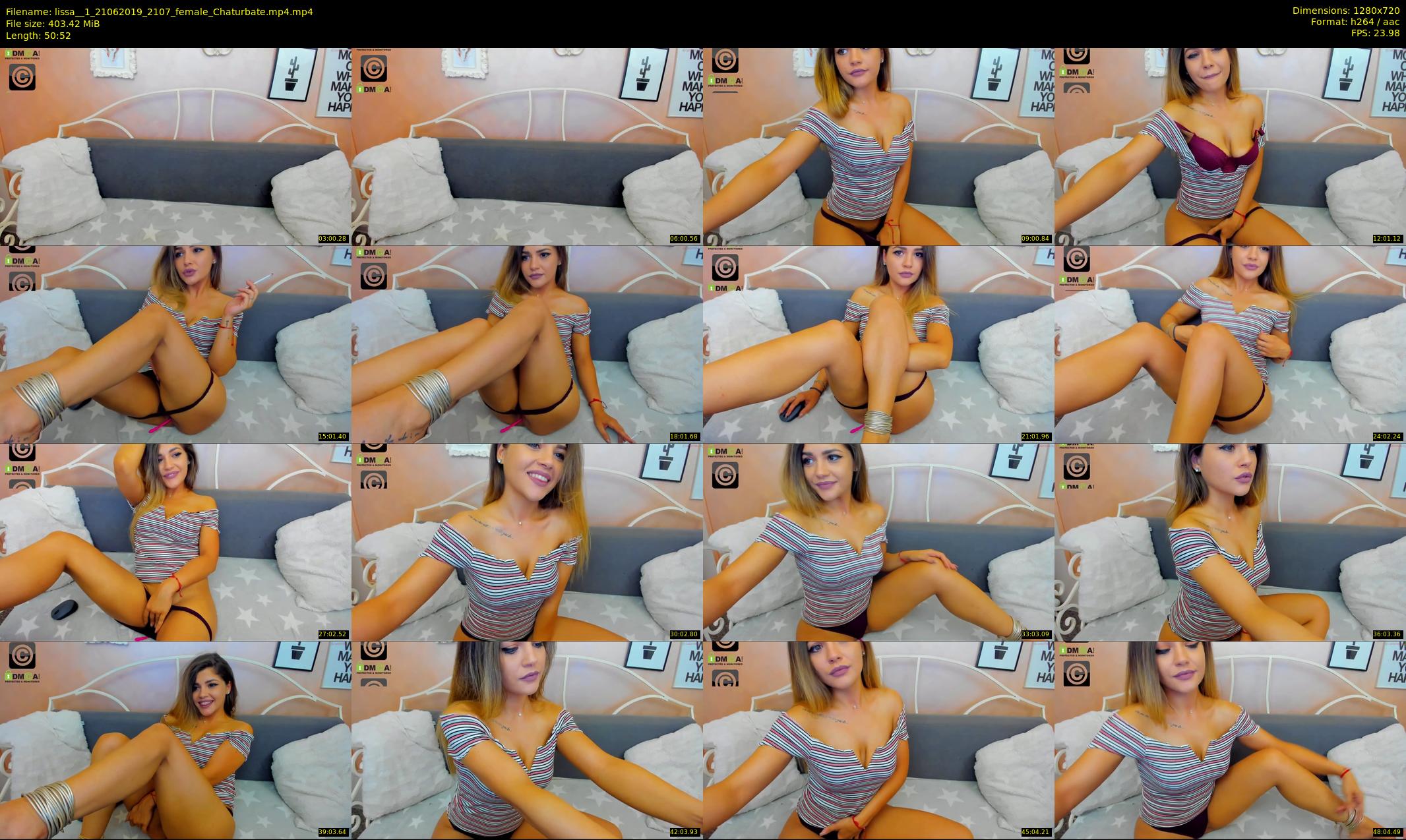 lissa__1 — 51 minute Chaturbate female cam show recording, 720p, Jun 21, 2019