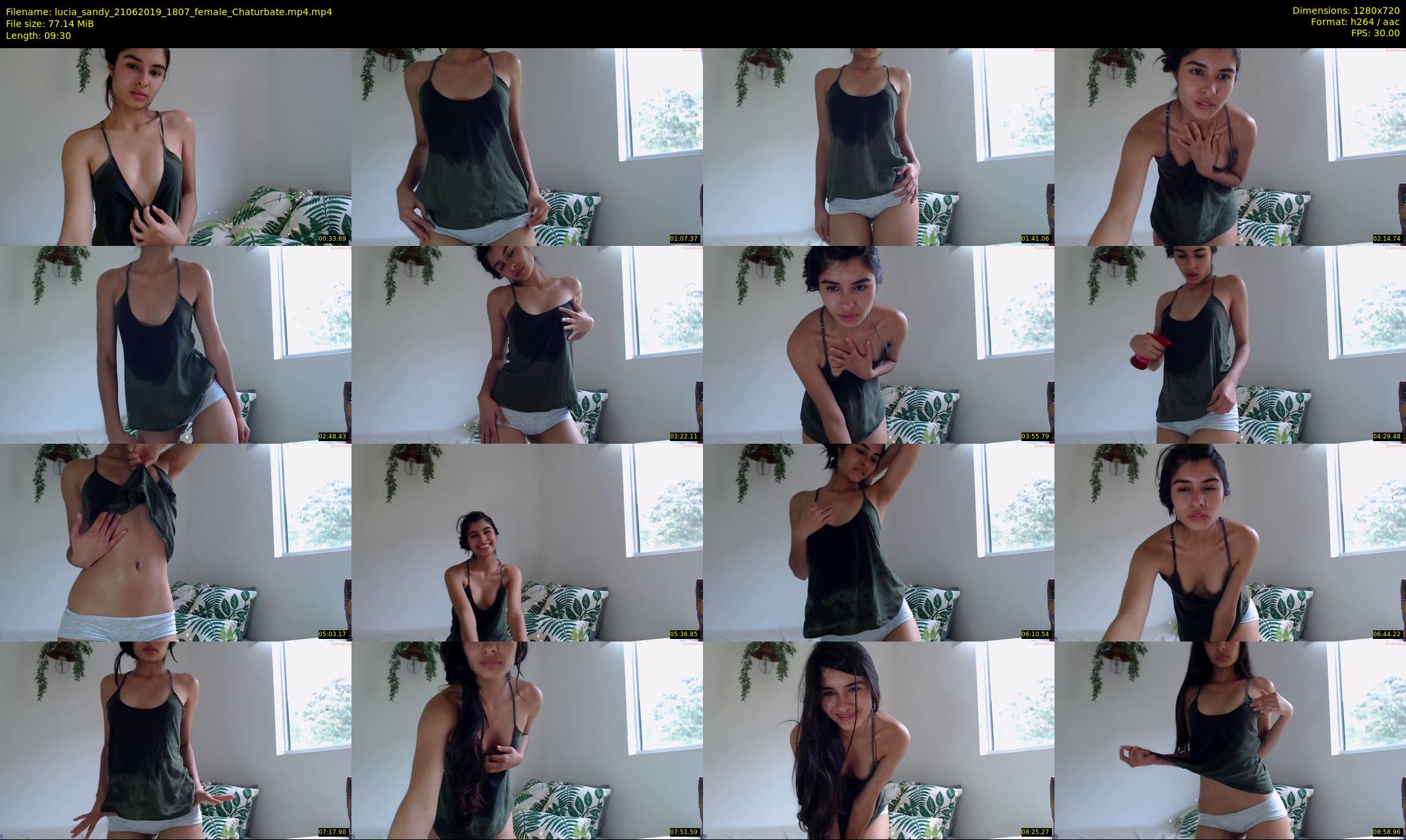 lucia_sandy — 10 minute Chaturbate female cam show recording, 720p, Jun 21, 2019