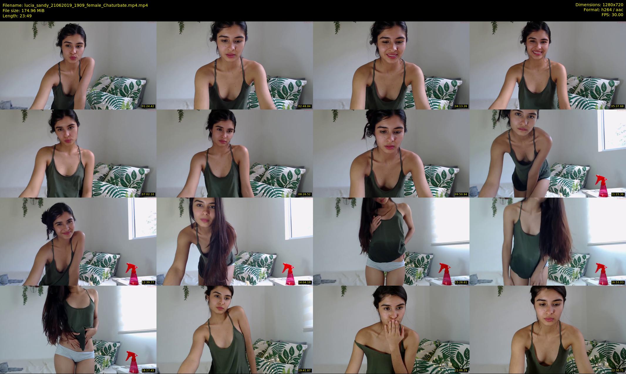 lucia_sandy — 24 minute Chaturbate female cam show recording, 720p, Jun 21, 2019