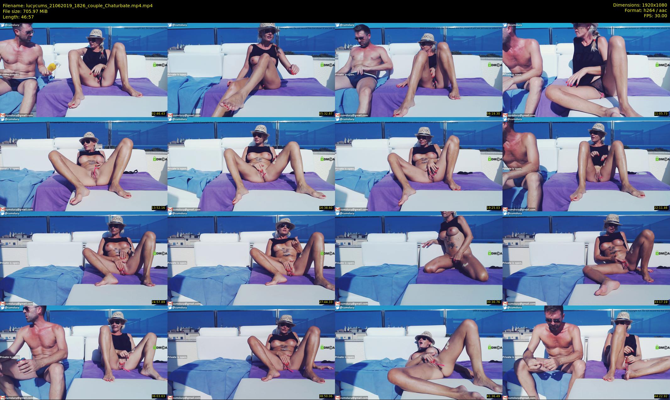 lucycums — 47 minute Chaturbate couple cam show recording, 1080p, Jun 21, 2019
