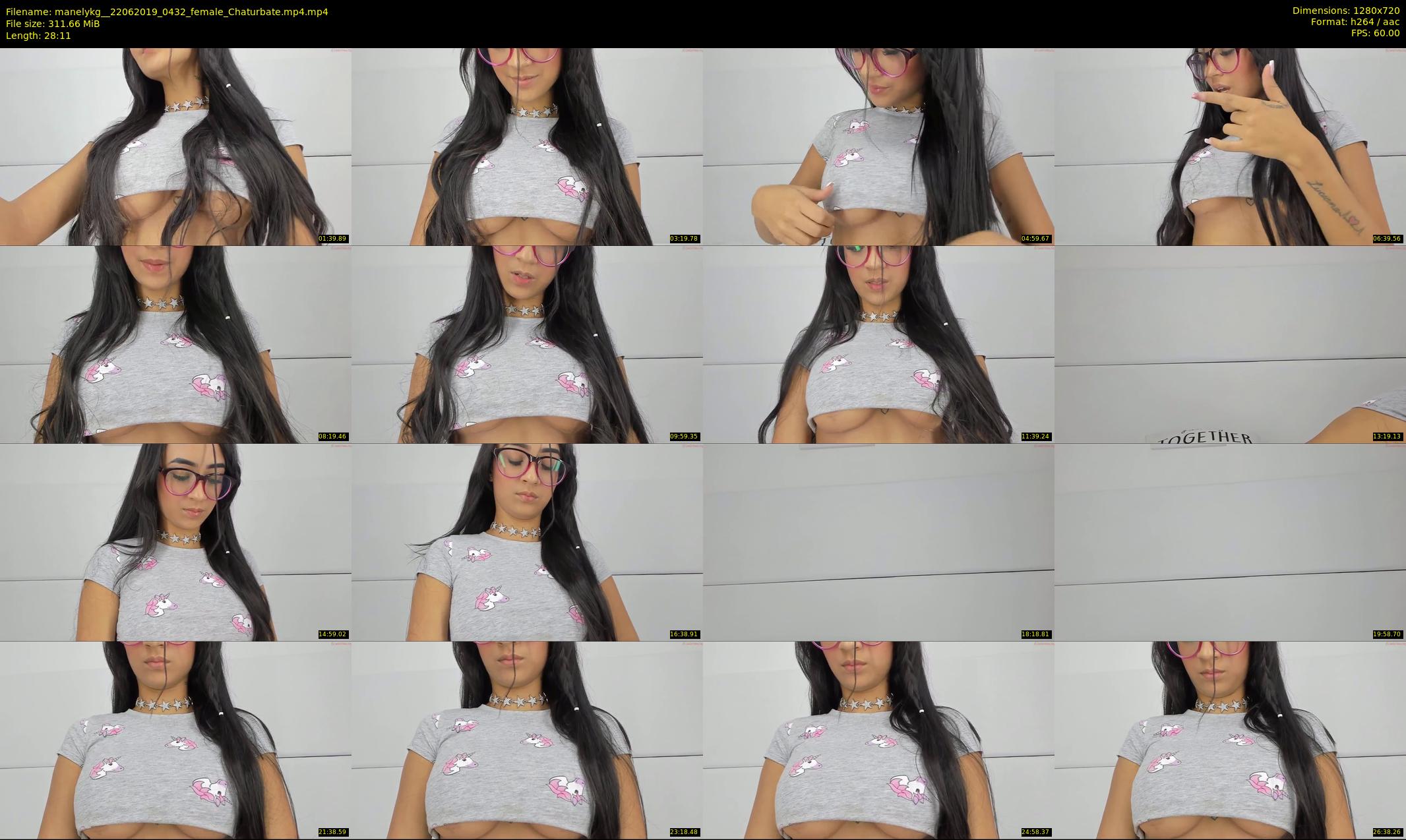 manelykg_ — 29 minute Chaturbate female cam show recording, 720p, Jun 22, 2019