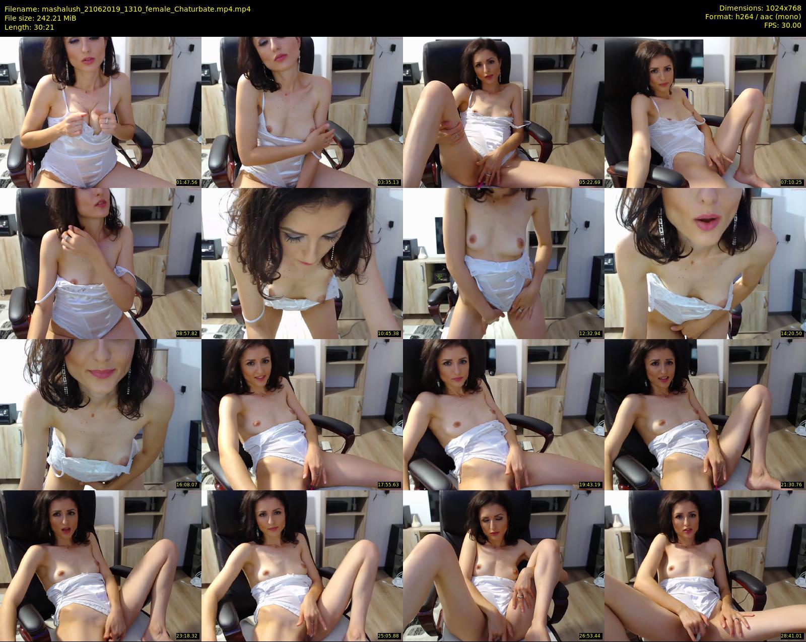 mashalush — 31 minute Chaturbate female cam show recording, 720p, Jun 21, 2019