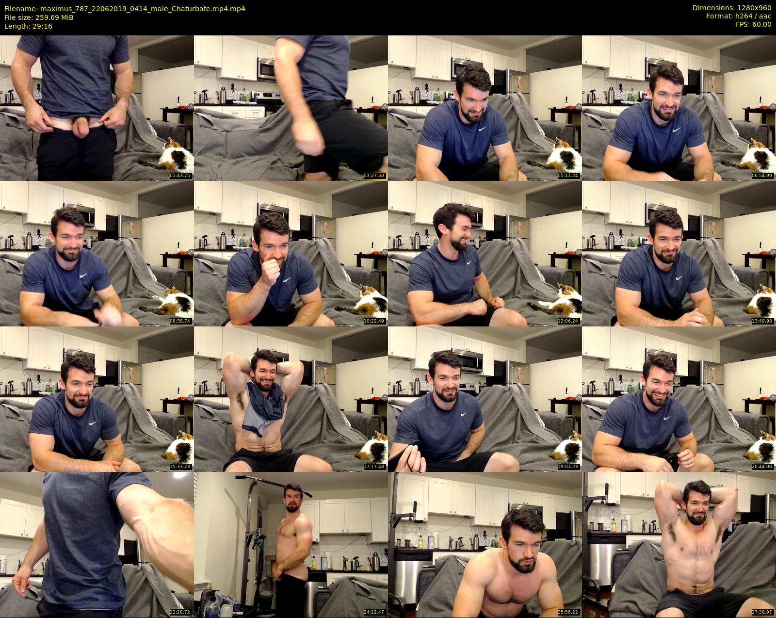maximus_787 — 30 minute Chaturbate male cam show recording, 720p, Jun 22, 2019