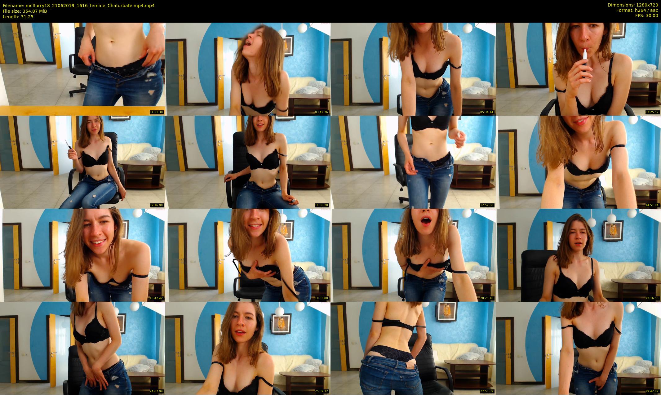 mcflurry18 — 32 minute Chaturbate female cam show recording, 720p, Jun 21, 2019