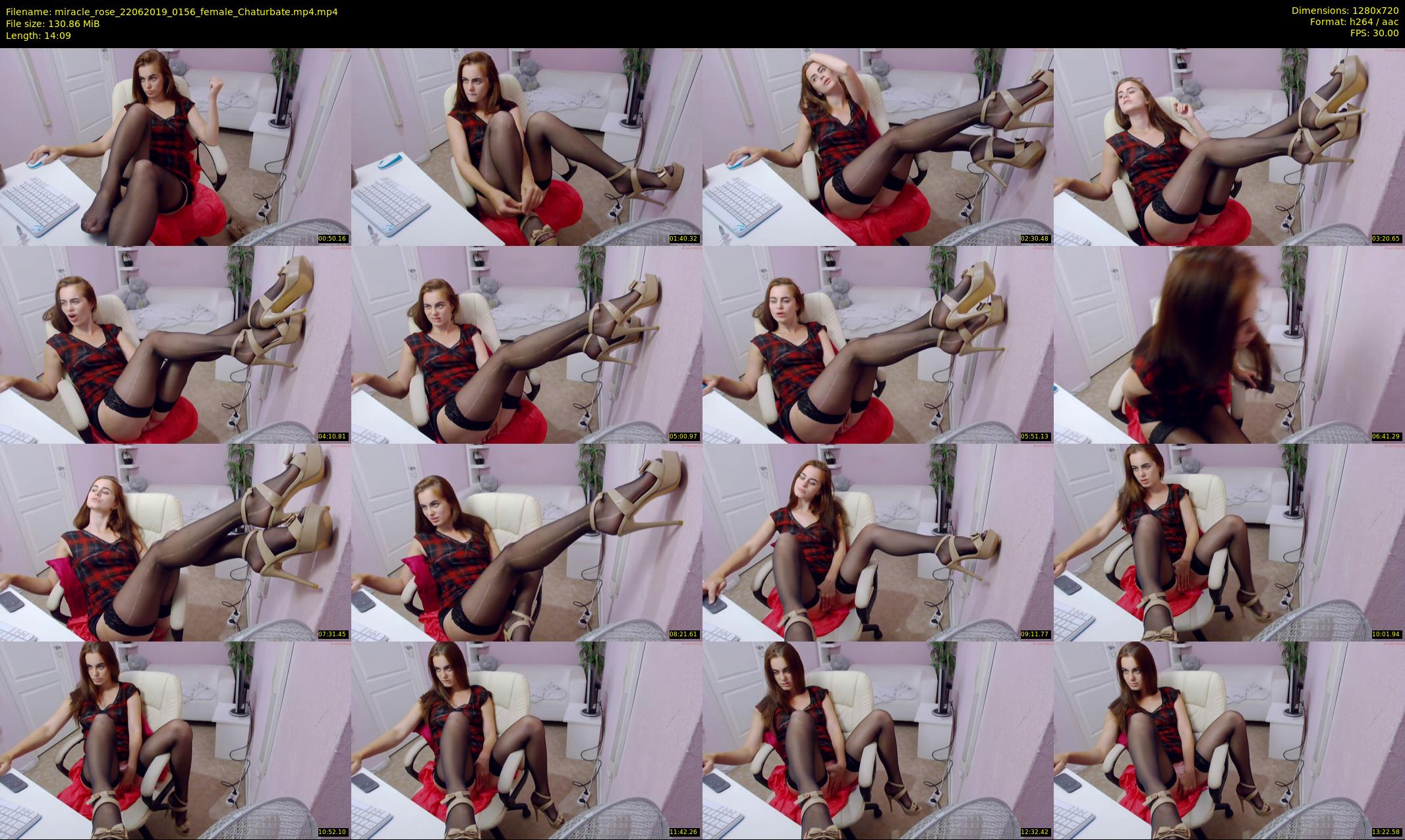 miracle_rose — 15 minute Chaturbate female cam show recording, 720p, Jun 22, 2019