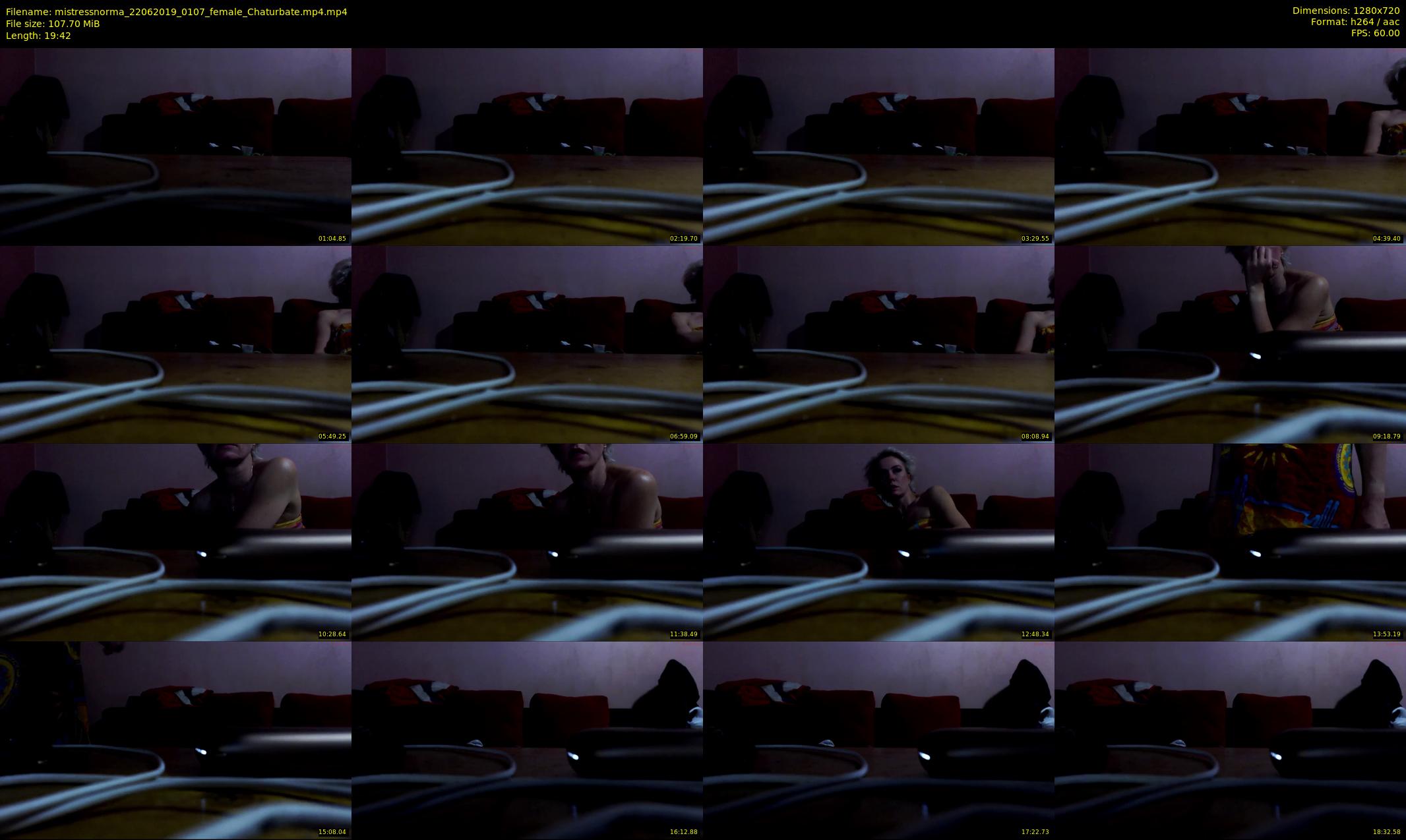 mistressnorma — 20 minute Chaturbate female cam show recording, 720p, Jun 22, 2019