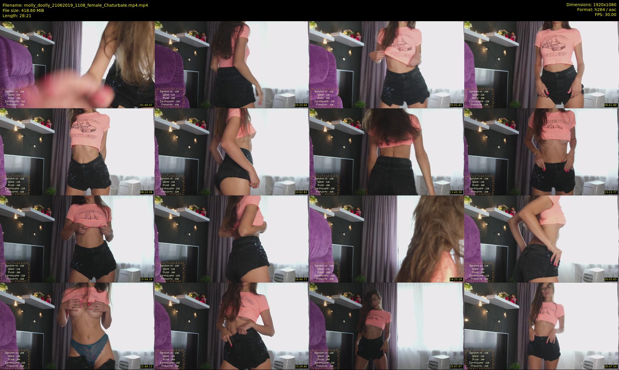 molly_doolly — 29 minute Chaturbate female cam show recording, 1080p, Jun 21, 2019