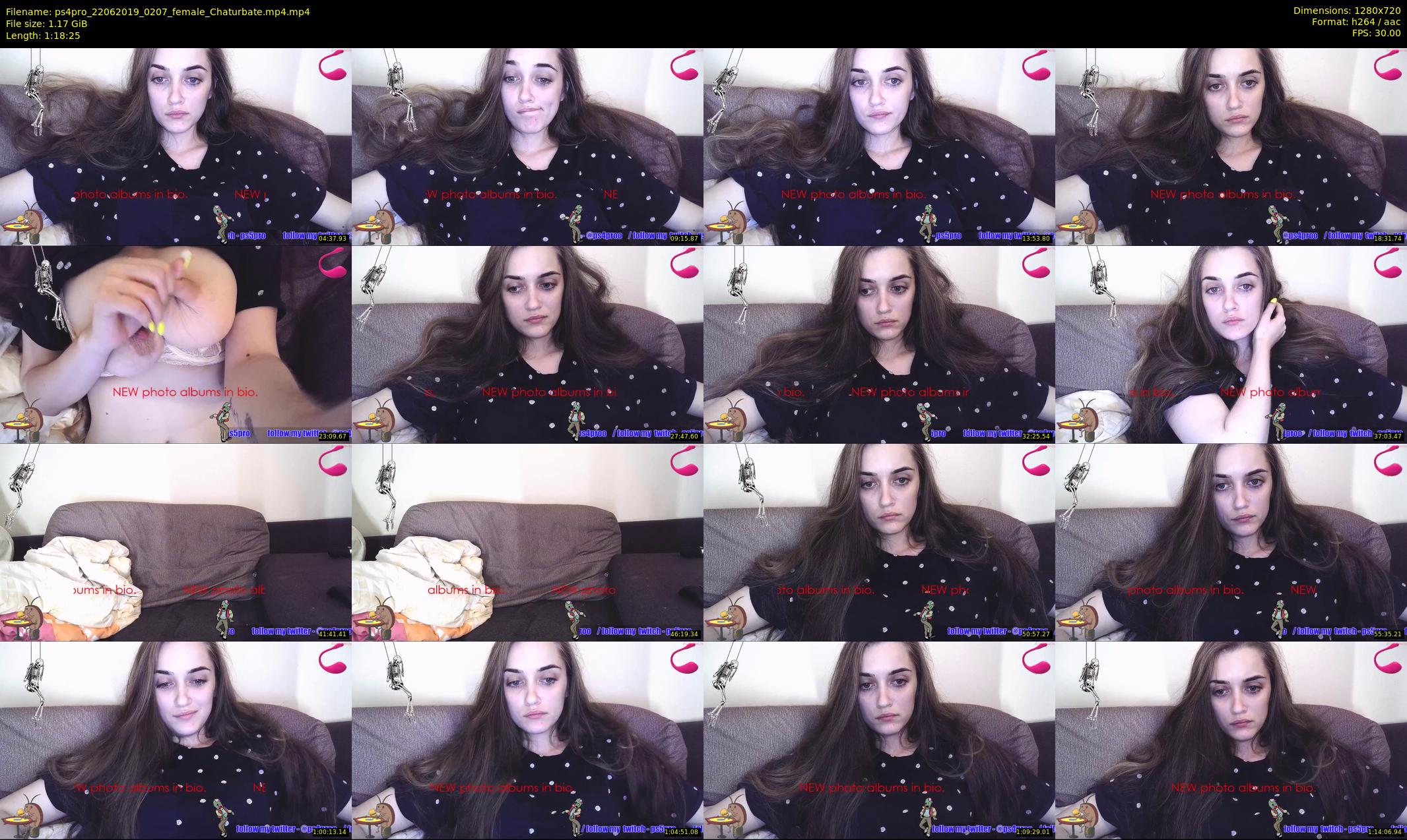 ps4pro — 79 minute Chaturbate female cam show recording, 720p, Jun 22, 2019