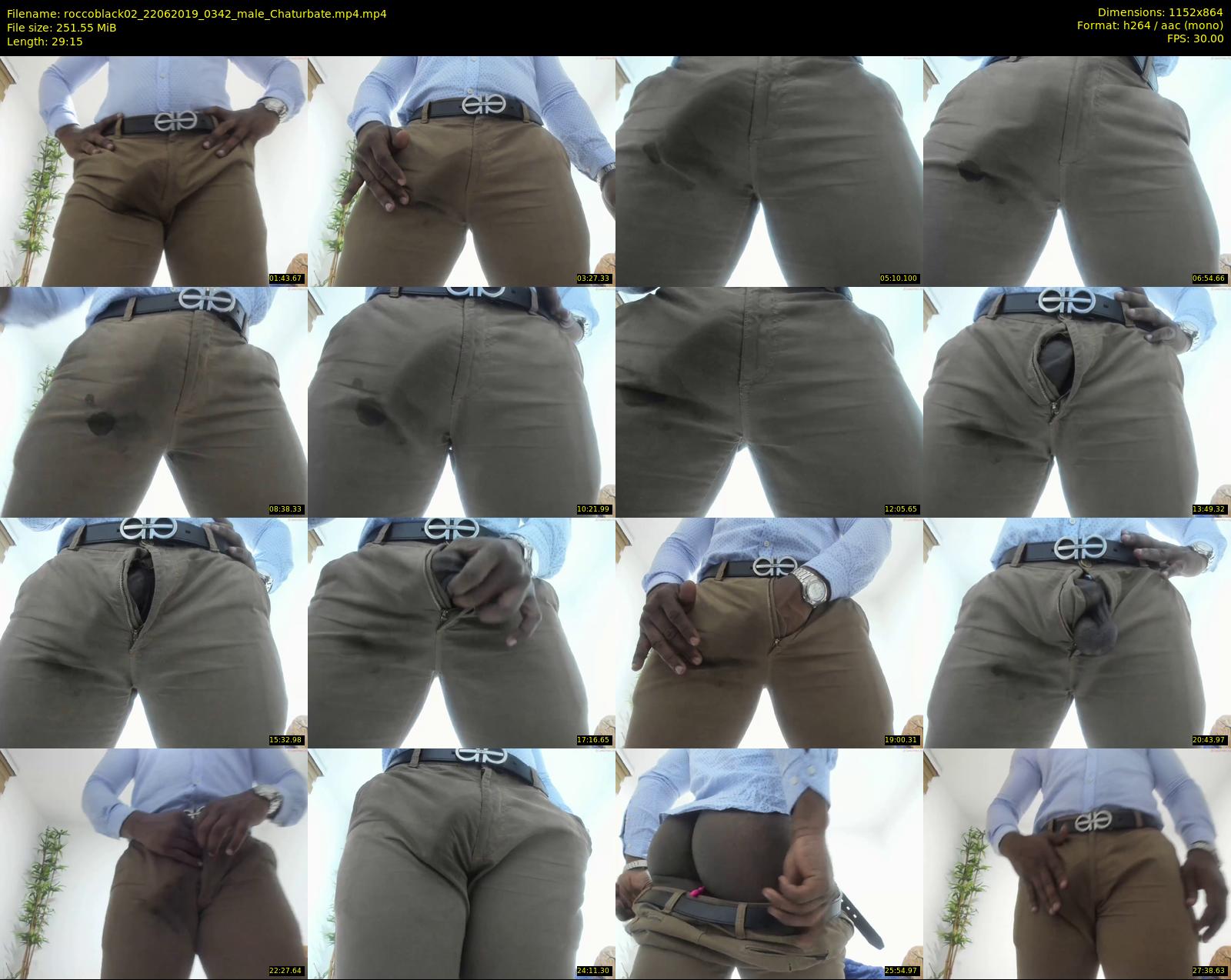 roccoblack02 — 30 minute Chaturbate male cam show recording, 720p, Jun 22, 2019