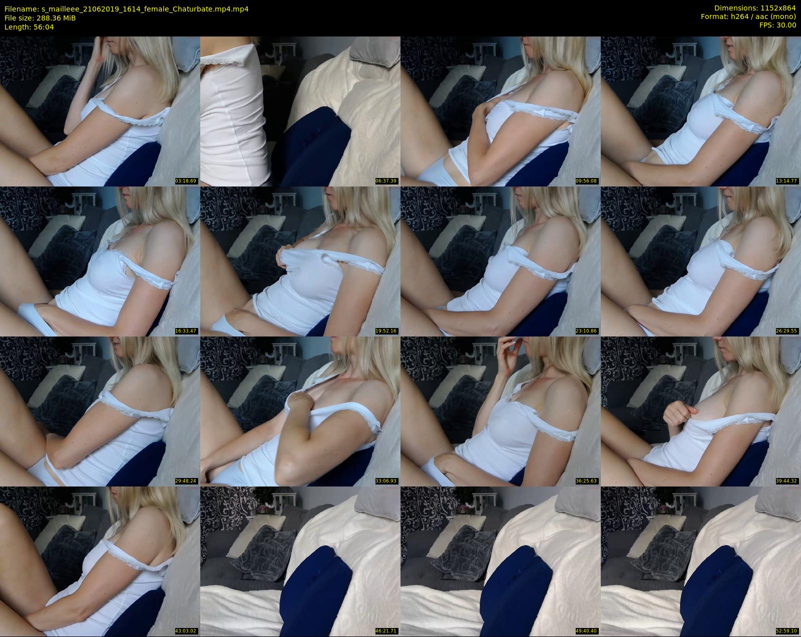 s_mailleee — 57 minute Chaturbate female cam show recording, 720p, Jun 21, 2019