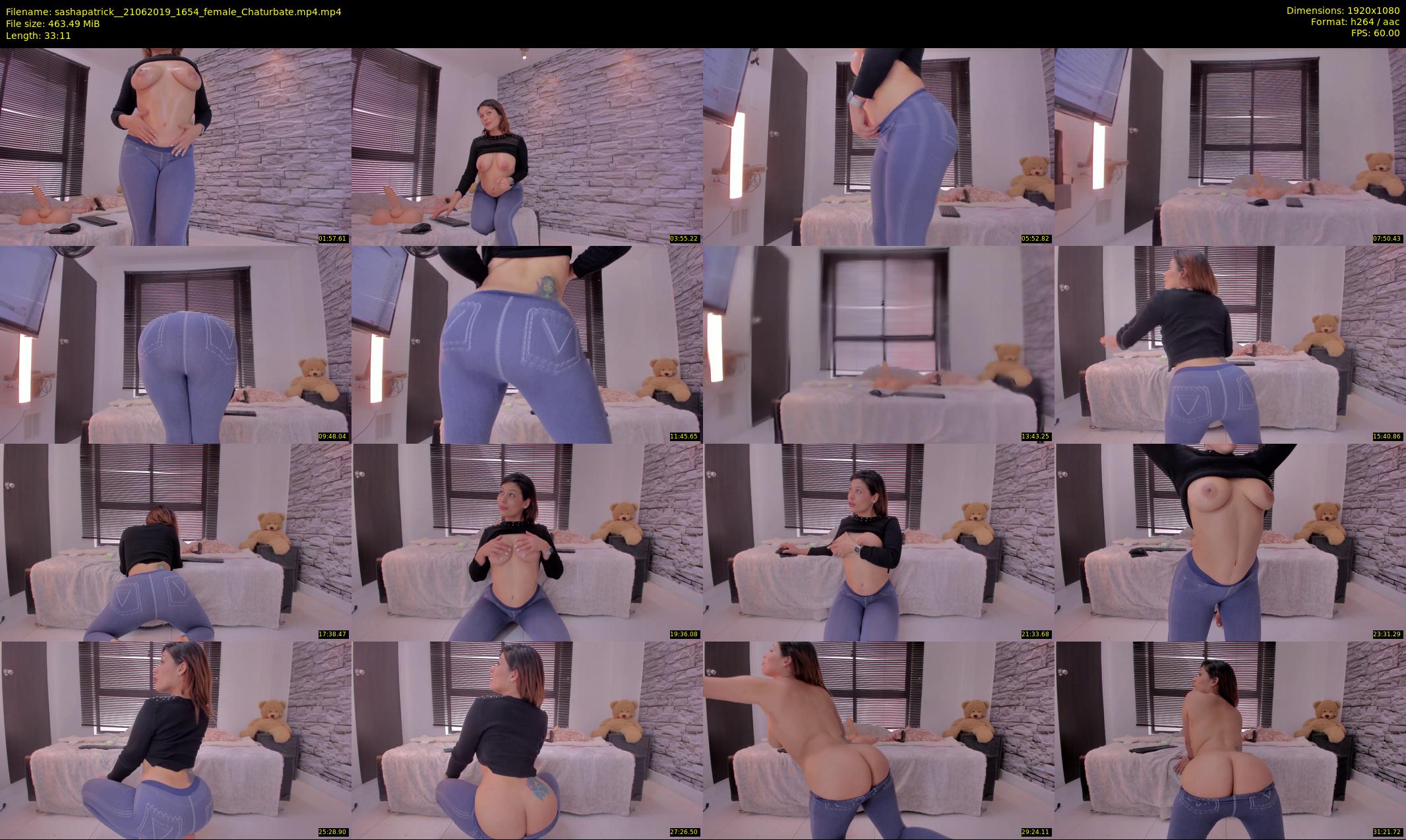 sashapatrick_ — 34 minute Chaturbate female cam show recording, 1080p, Jun 21, 2019