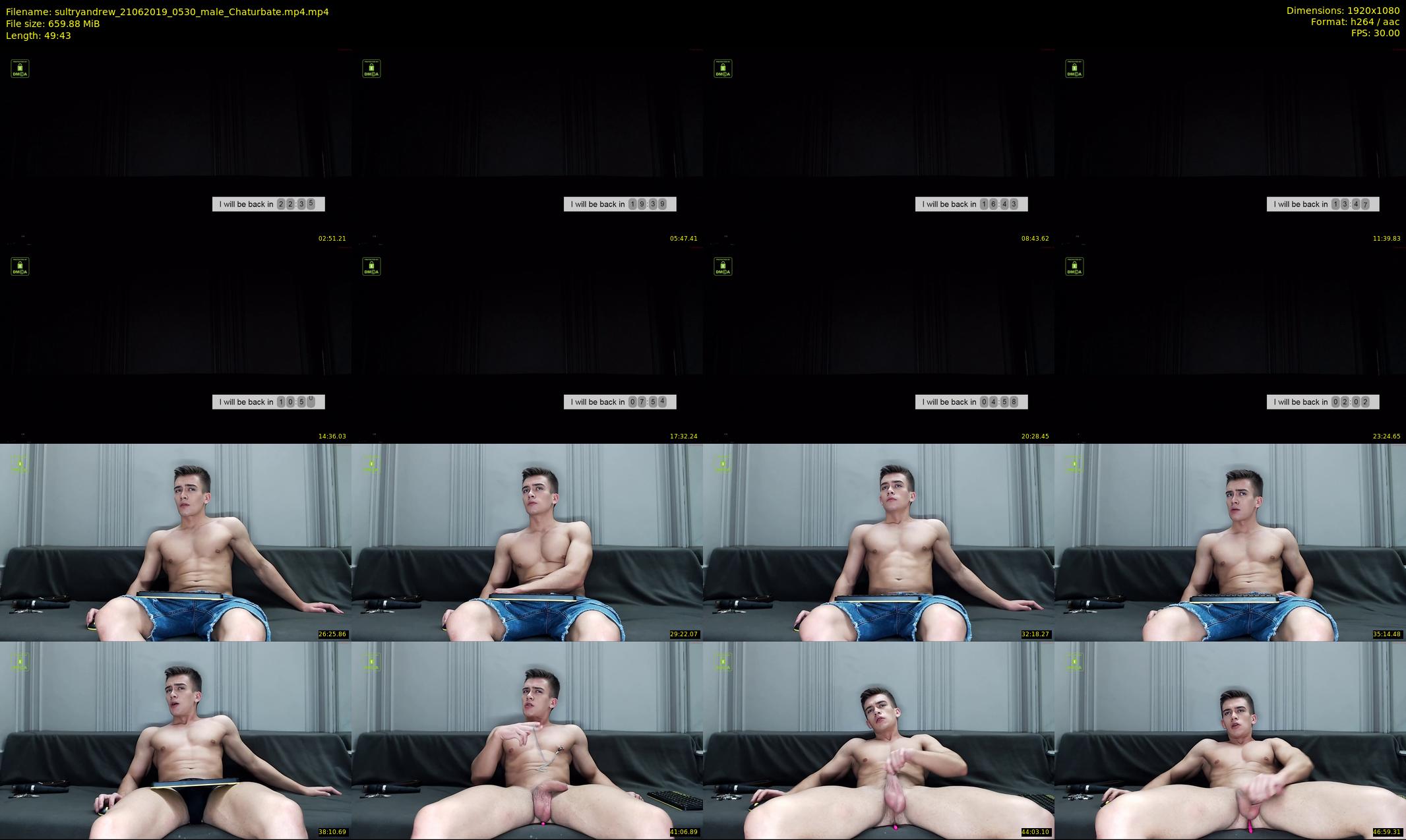 sultryandrew — 50 minute Chaturbate male cam show recording, 1080p, Jun 21, 2019