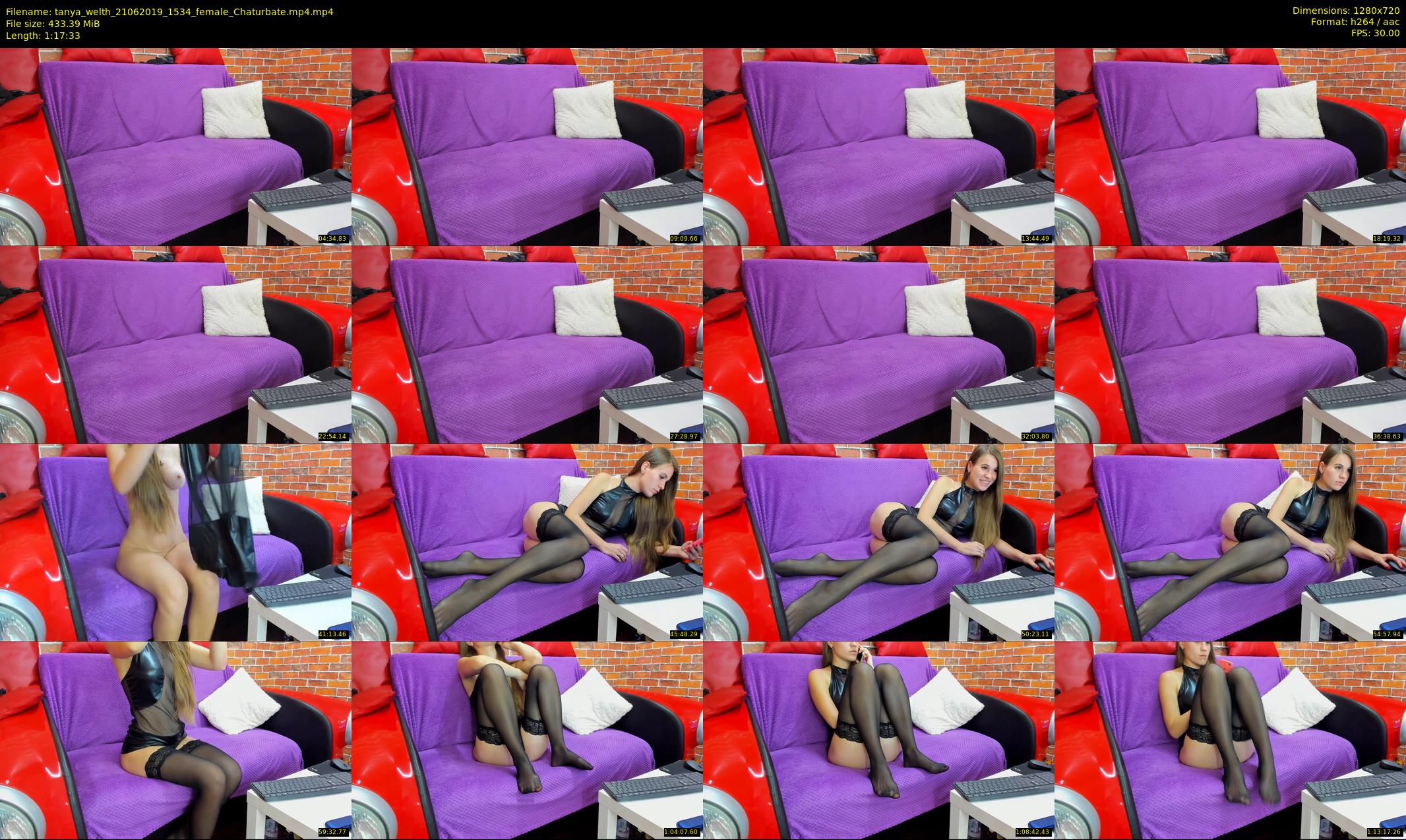 tanya_welth — 78 minute Chaturbate female cam show recording, 720p, Jun 21, 2019