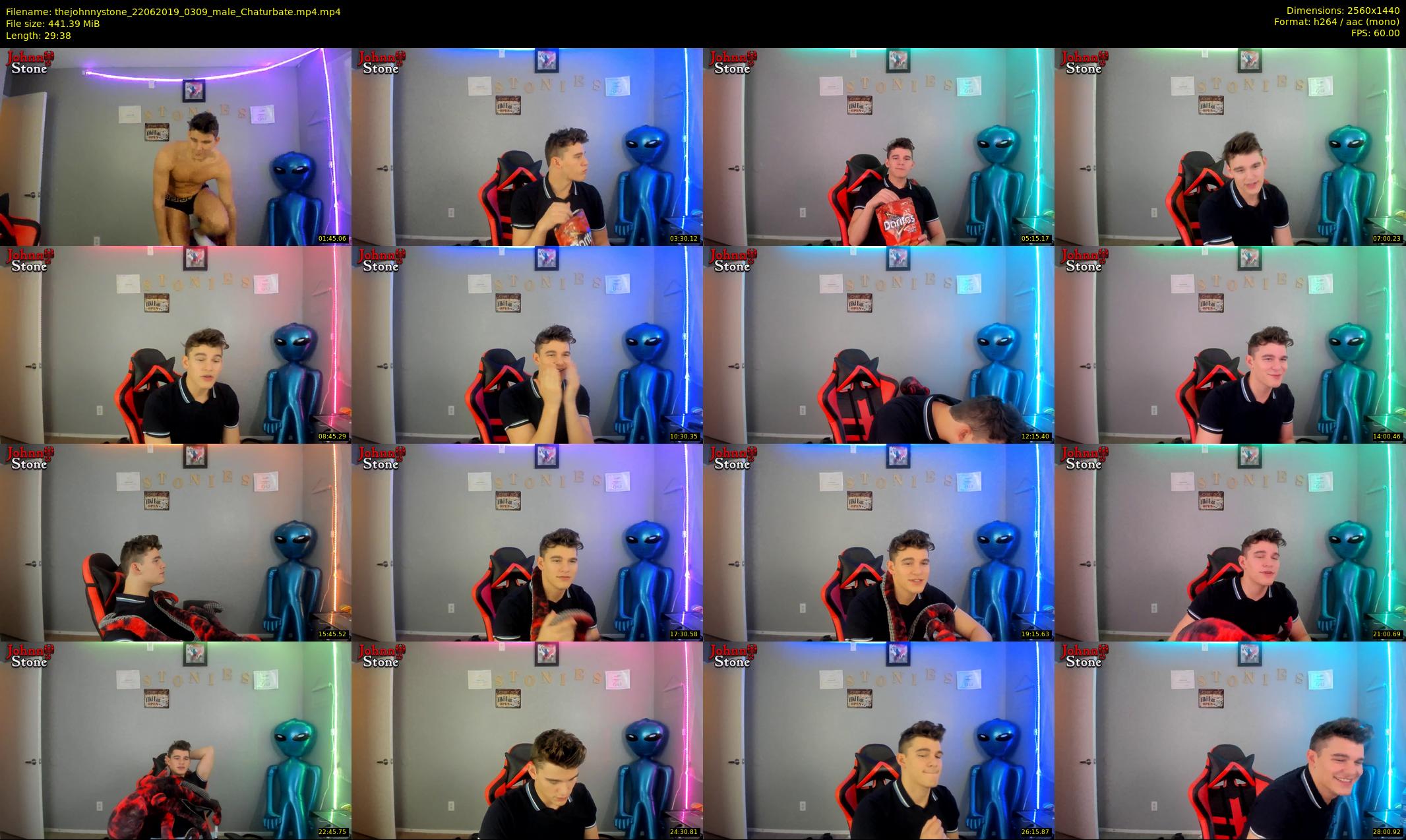thejohnnystone — 30 minute Chaturbate male cam show recording, 1080p, Jun 22, 2019