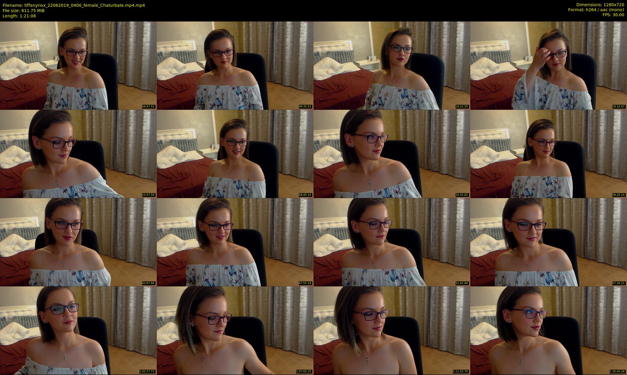 tiffanyriox — 82 minute Chaturbate female cam show recording, 720p, Jun 22, 2019