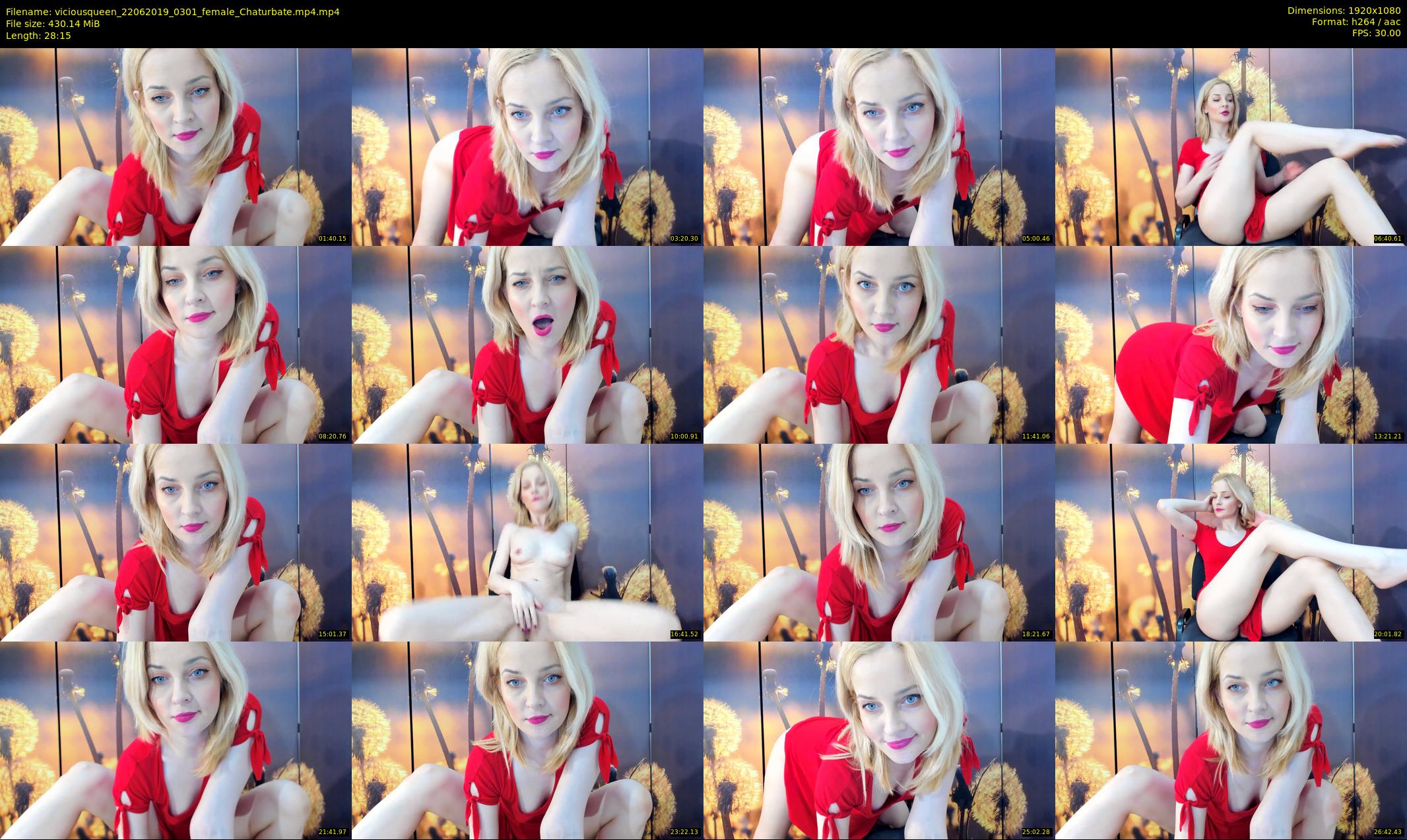 viciousqueen — 29 minute Chaturbate female cam show recording, 1080p, Jun 22, 2019