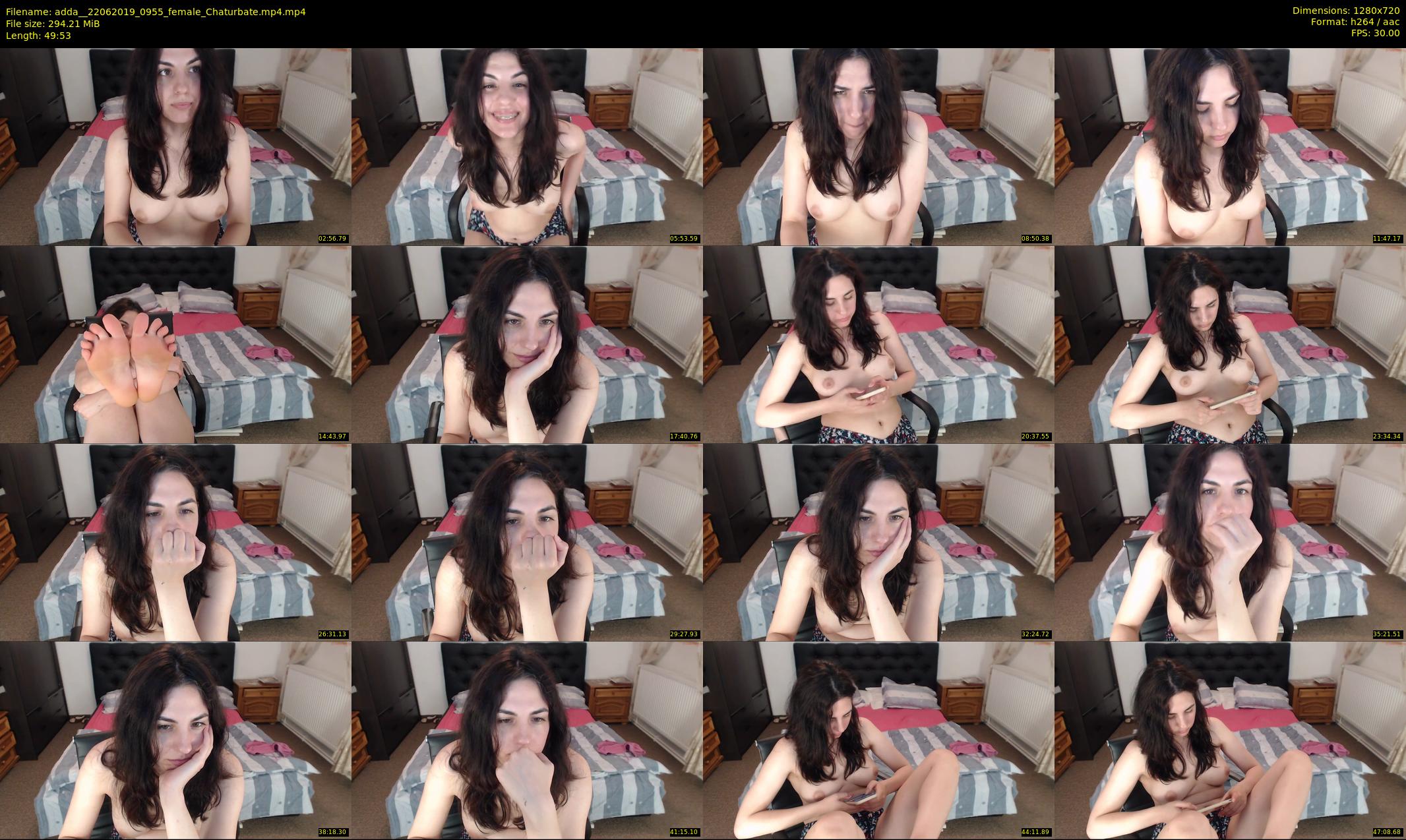 adda_ — 50 minute Chaturbate female cam show recording, 720p, Jun 22, 2019