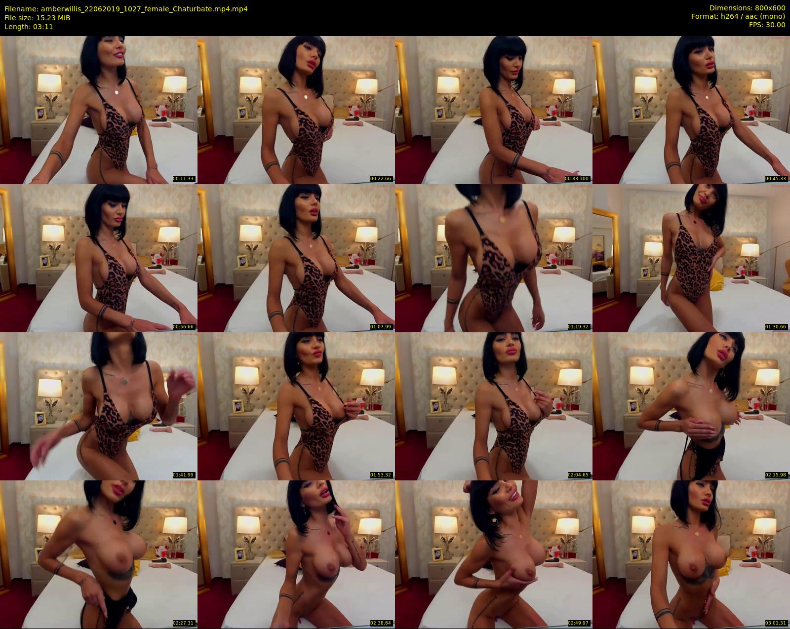 amberwillis — 4 minute Chaturbate female cam show recording, 480p, Jun 22, 2019