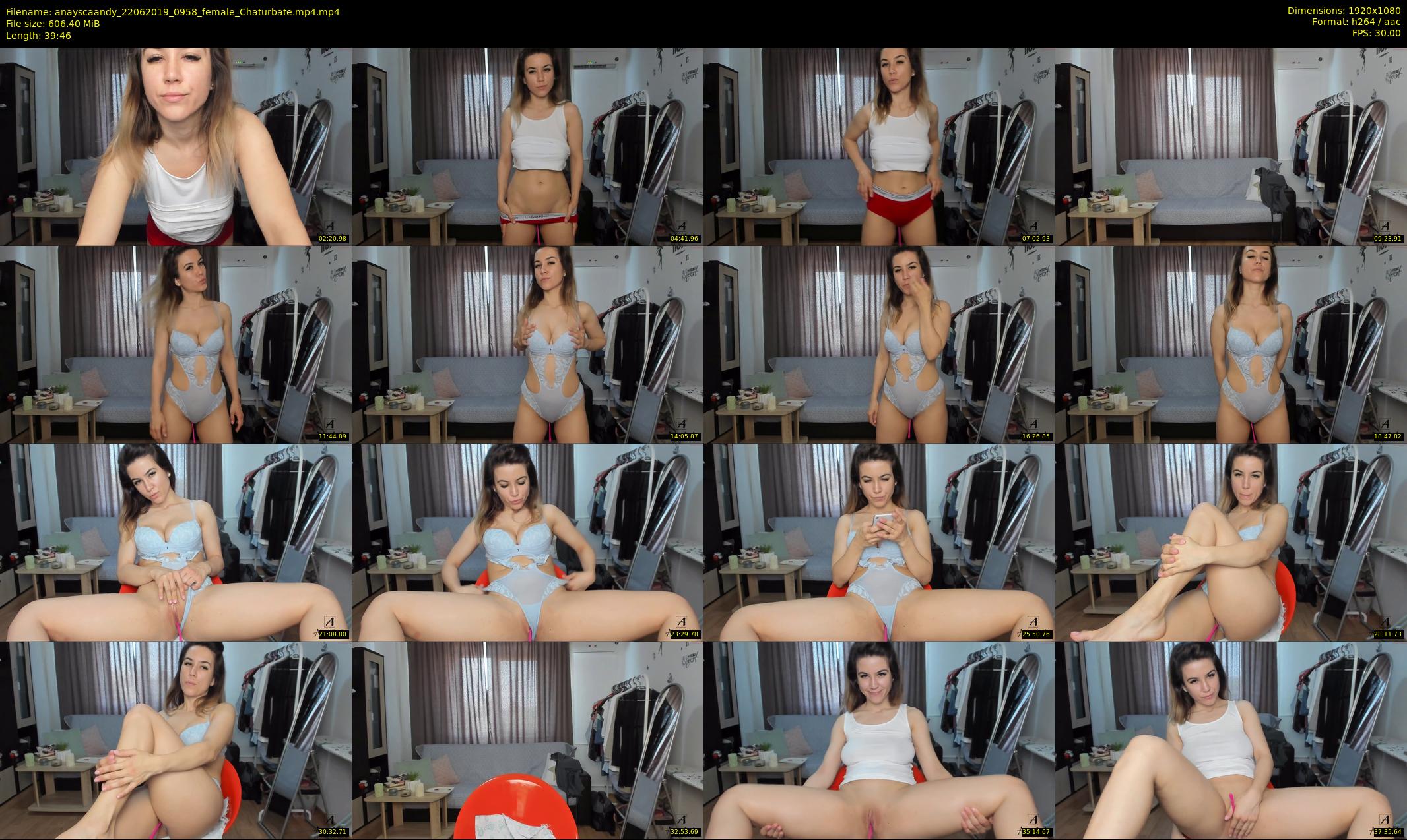 anayscaandy — 40 minute Chaturbate female cam show recording, 1080p, Jun 22, 2019