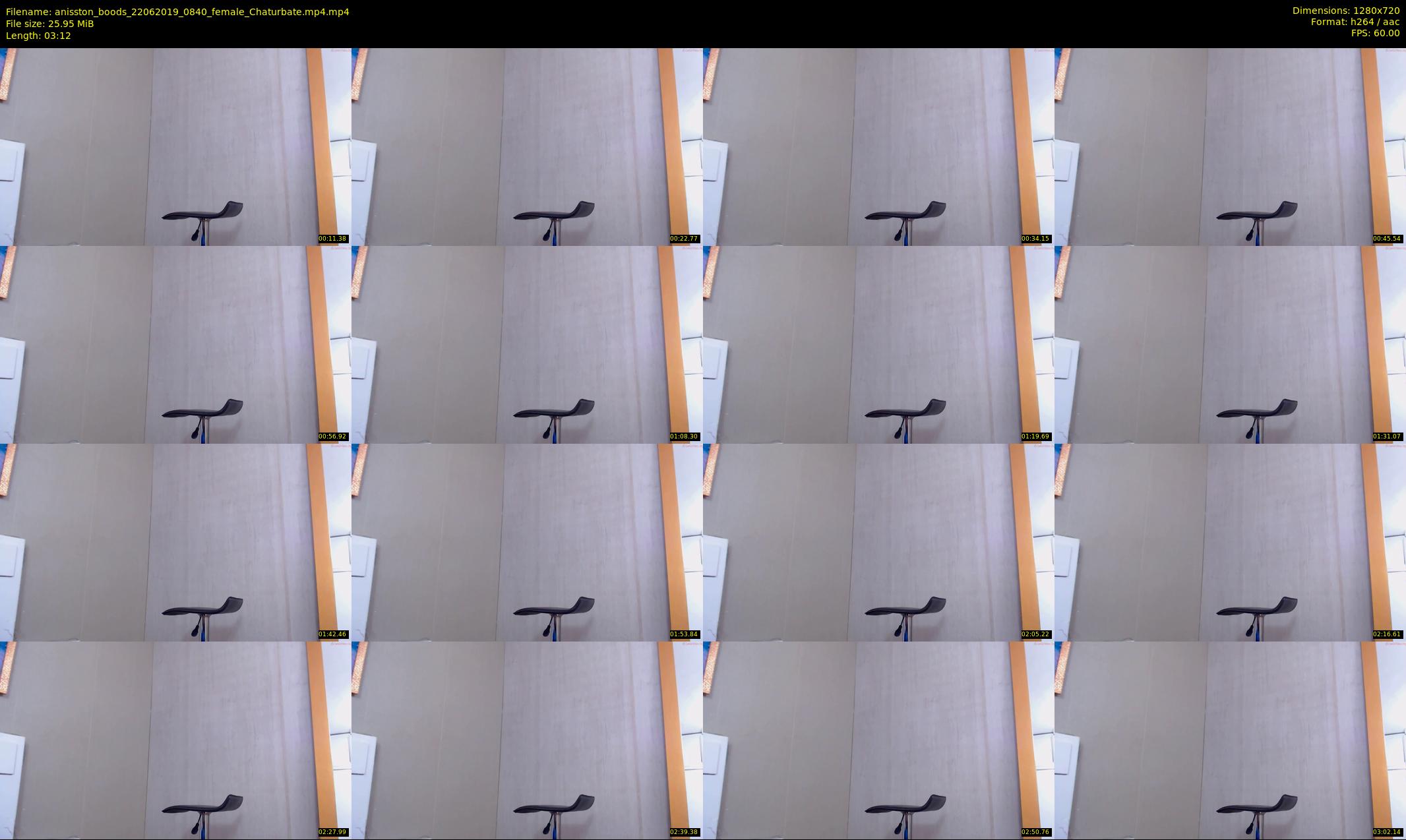 anisston_boods — 4 minute Chaturbate female cam show recording, 720p, Jun 22, 2019