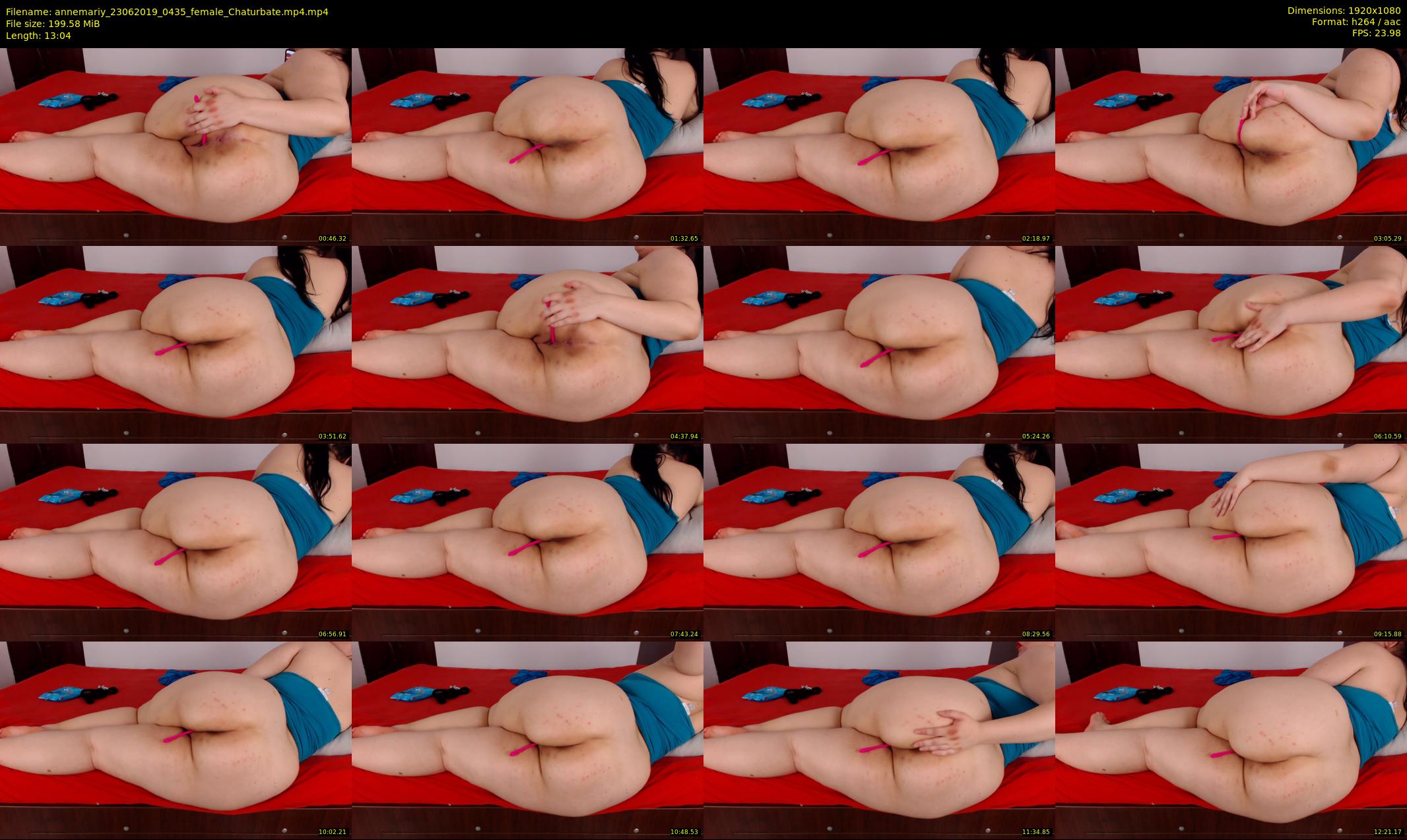 annemariy — 14 minute Chaturbate female cam show recording, 1080p, Jun 23, 2019