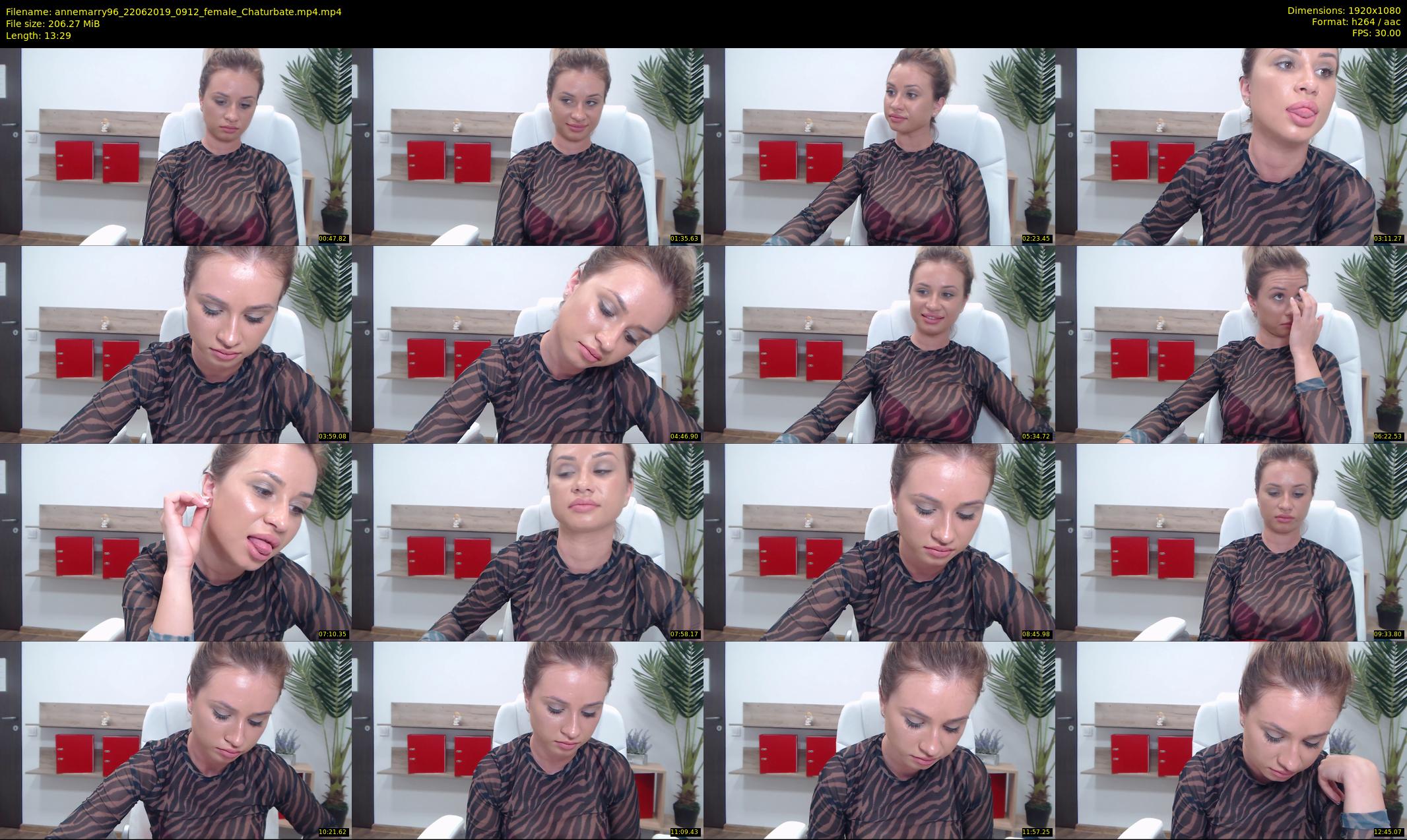 annemarry96 — 14 minute Chaturbate female cam show recording, 1080p, Jun 22, 2019