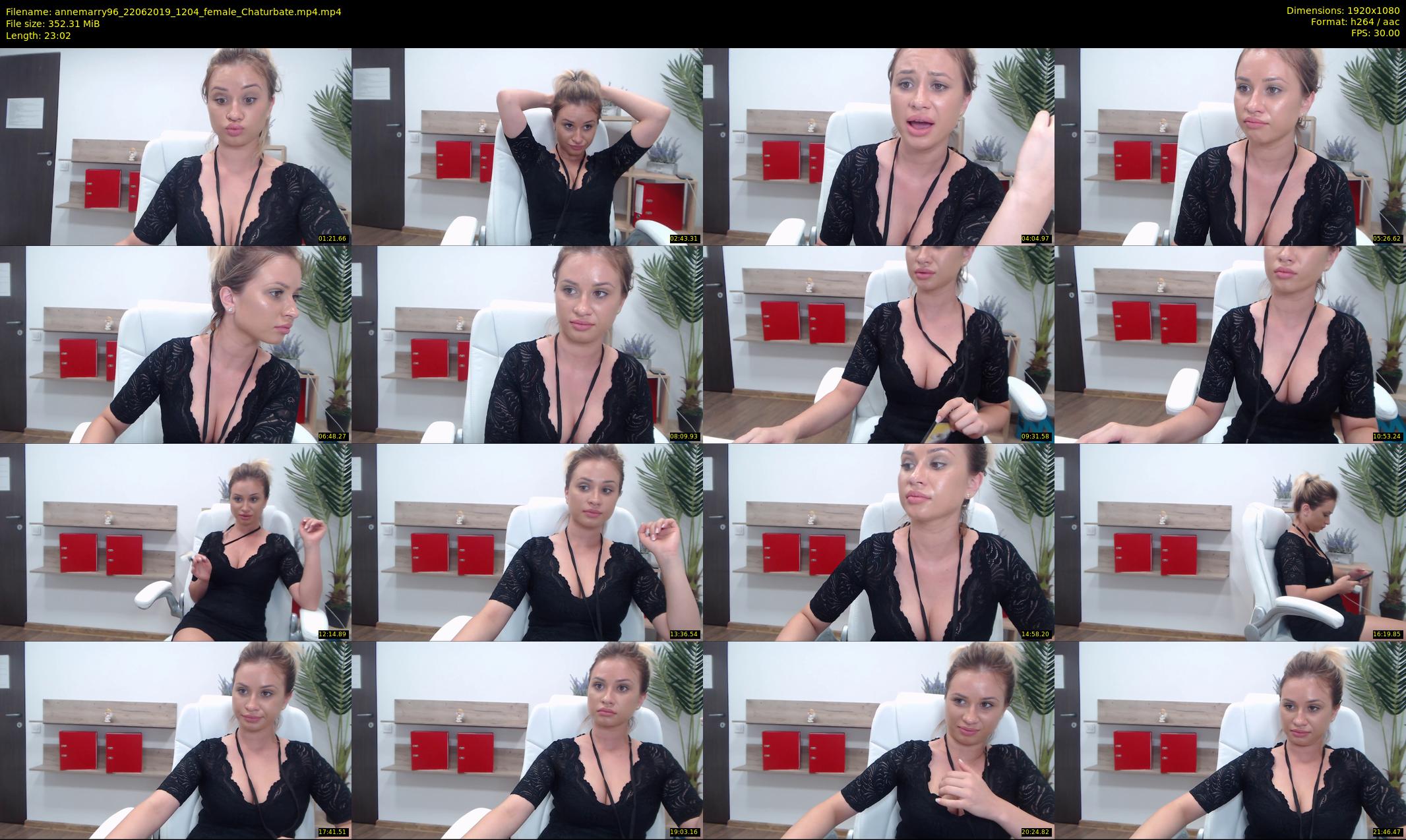 annemarry96 — 24 minute Chaturbate female cam show recording, 1080p, Jun 22, 2019