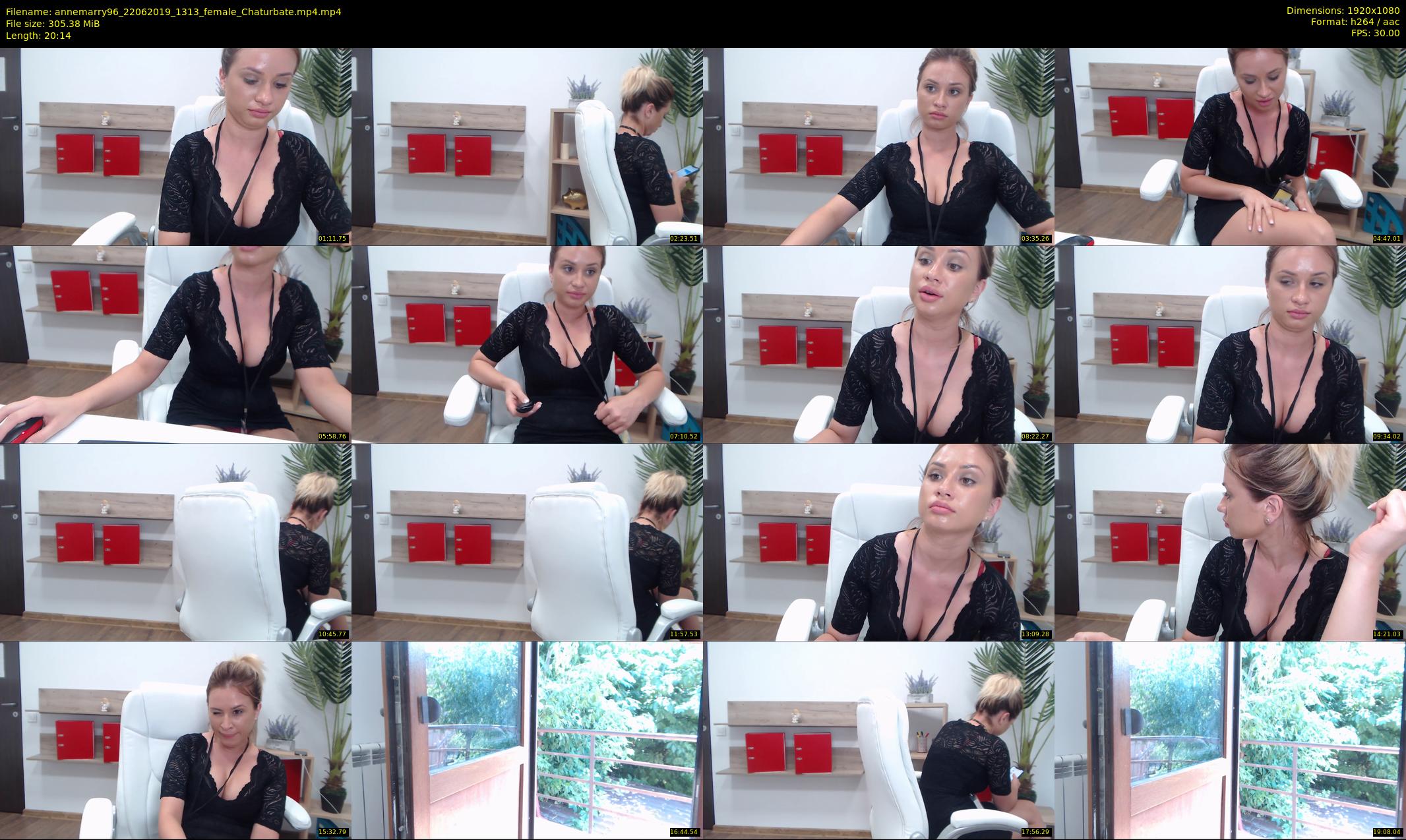 annemarry96 — 21 minute Chaturbate female cam show recording, 1080p, Jun 22, 2019