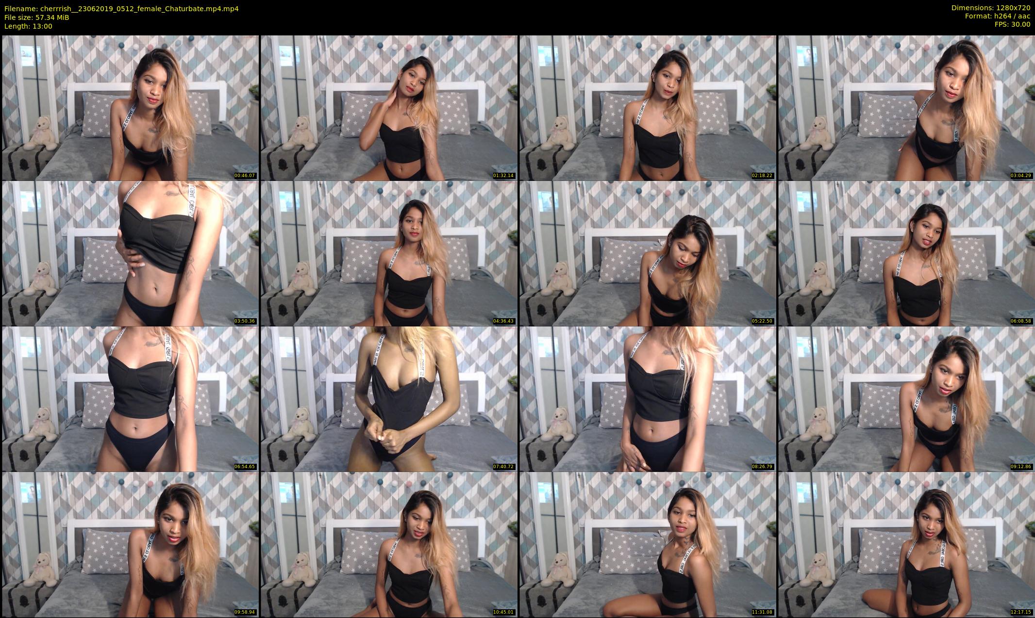 cherrrish_ — 13 minute Chaturbate female cam show recording, 720p, Jun 23, 2019