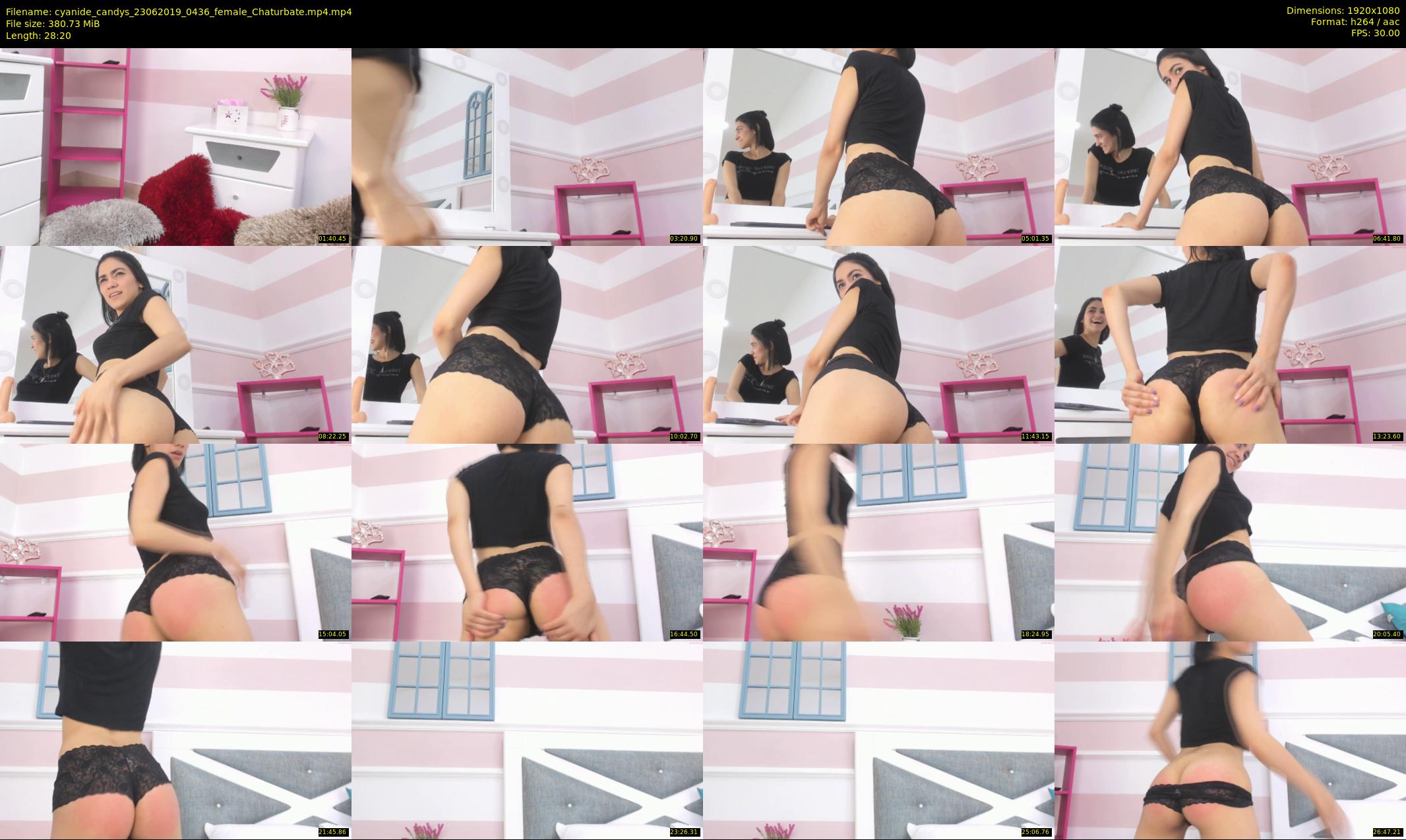 cyanide_candys — 29 minute Chaturbate female cam show recording, 1080p, Jun 23, 2019