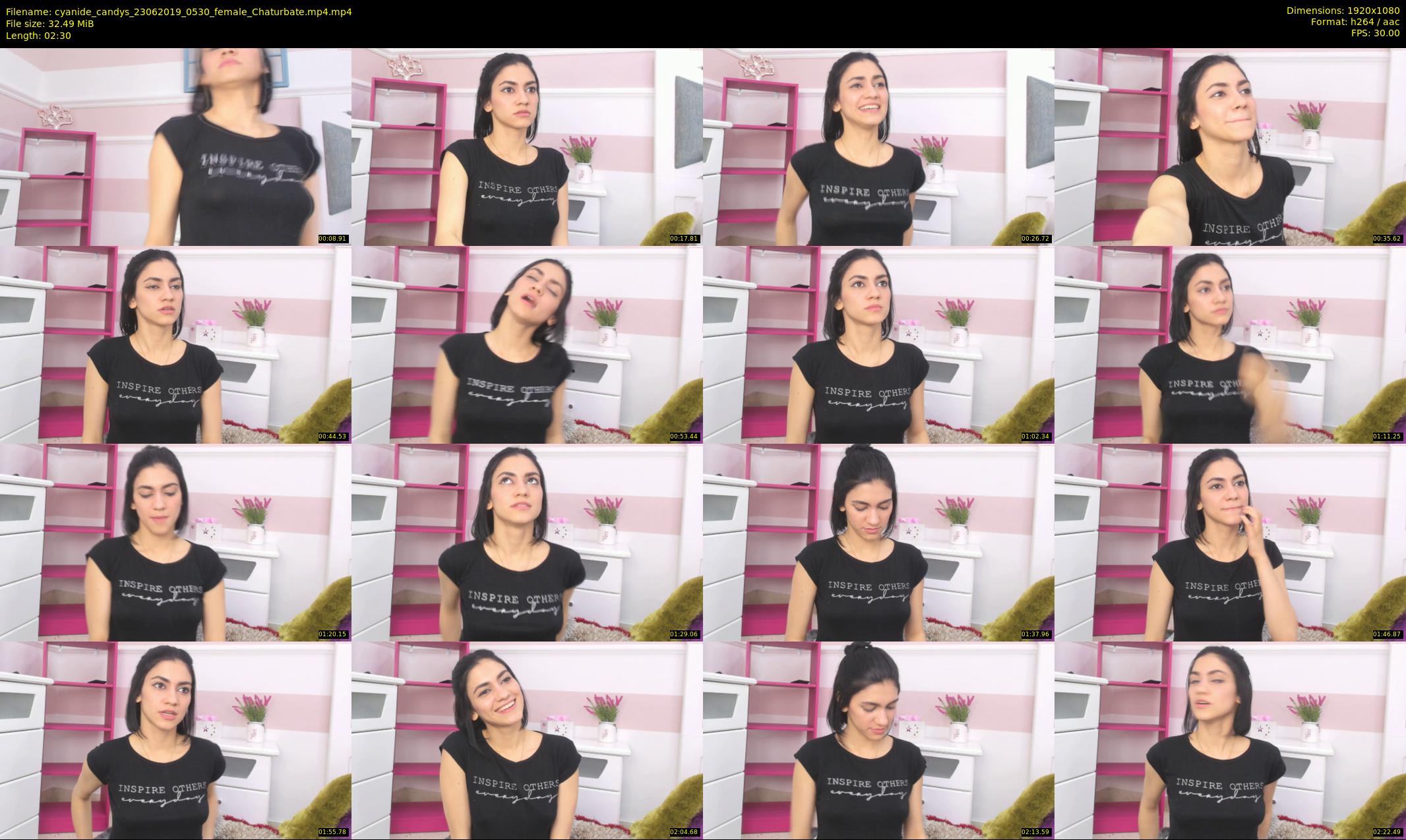 cyanide_candys — 3 minute Chaturbate female cam show recording, 1080p, Jun 23, 2019