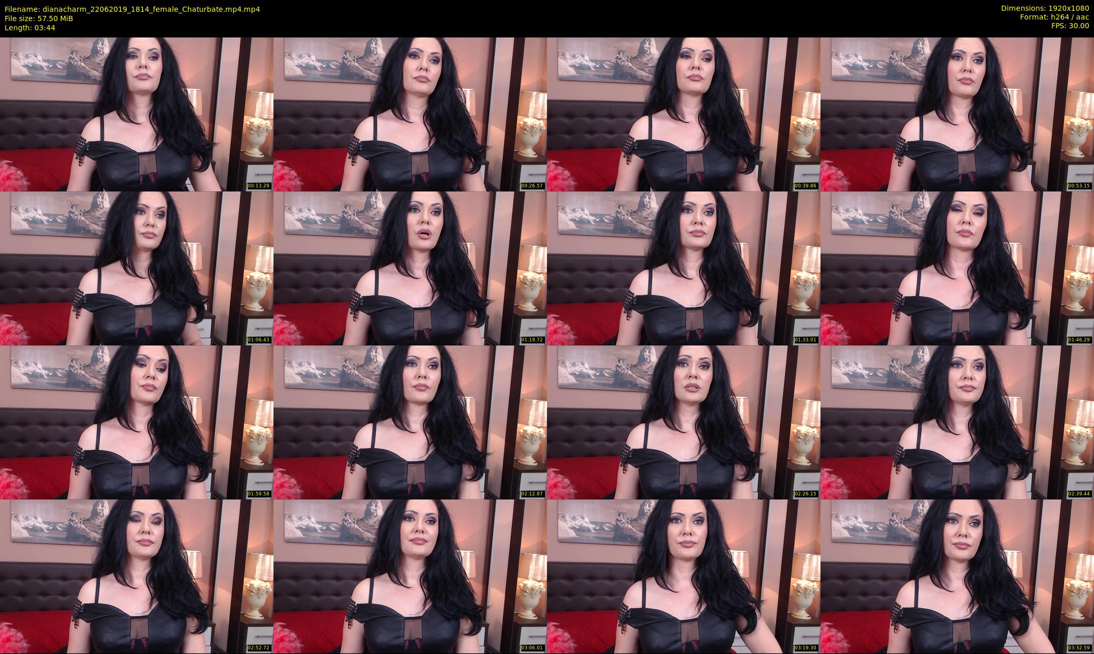 dianacharm — 4 minute Chaturbate female cam show recording, 1080p, Jun 22, 2019