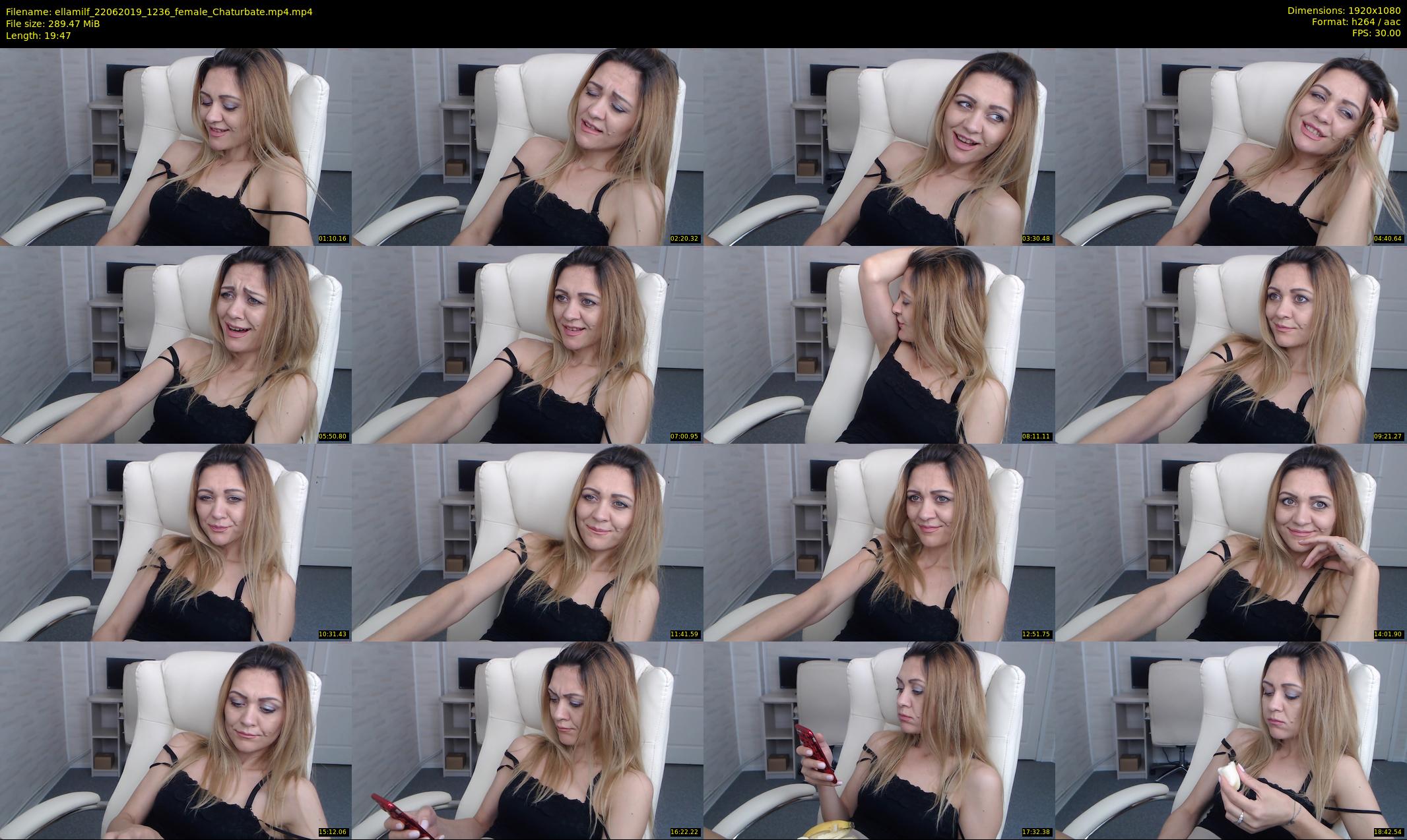 ellamilf — 20 minute Chaturbate female cam show recording, 1080p, Jun 22, 2019