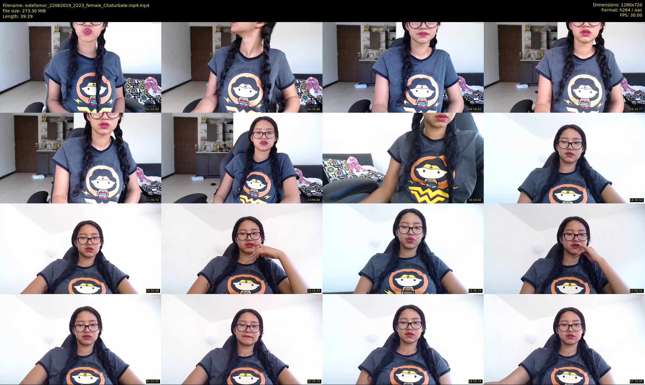 estefamor — 40 minute Chaturbate female cam show recording, 720p, Jun 22, 2019