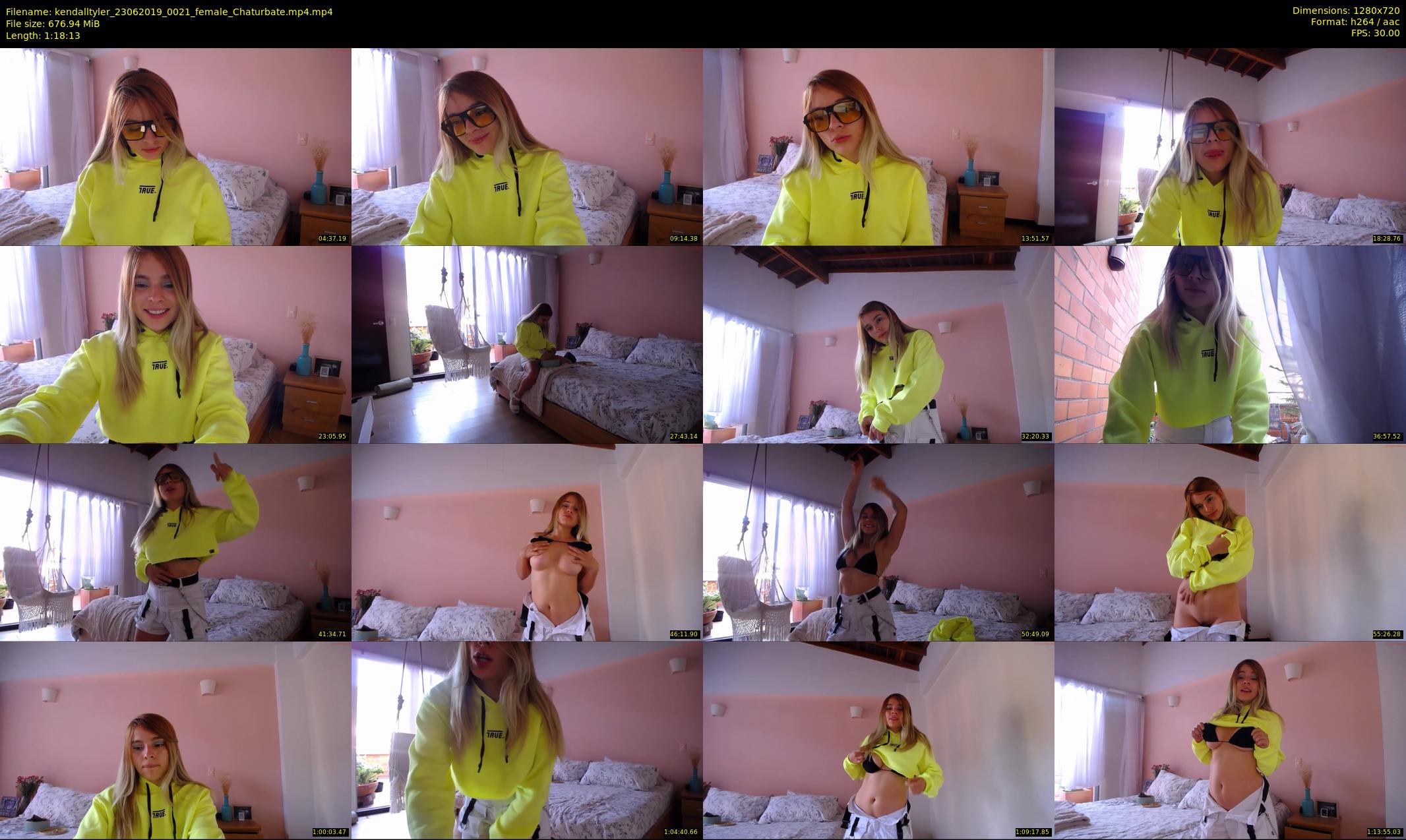 kendalltyler — 79 minute Chaturbate female cam show recording, 720p, Jun 23, 2019