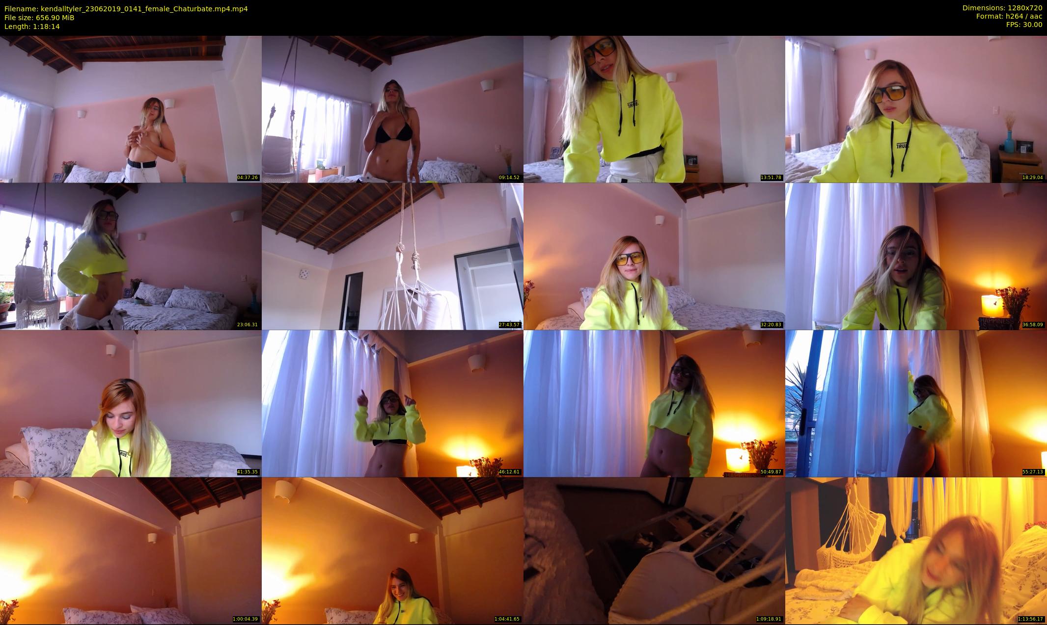 kendalltyler — 79 minute Chaturbate female cam show recording, 720p, Jun 23, 2019