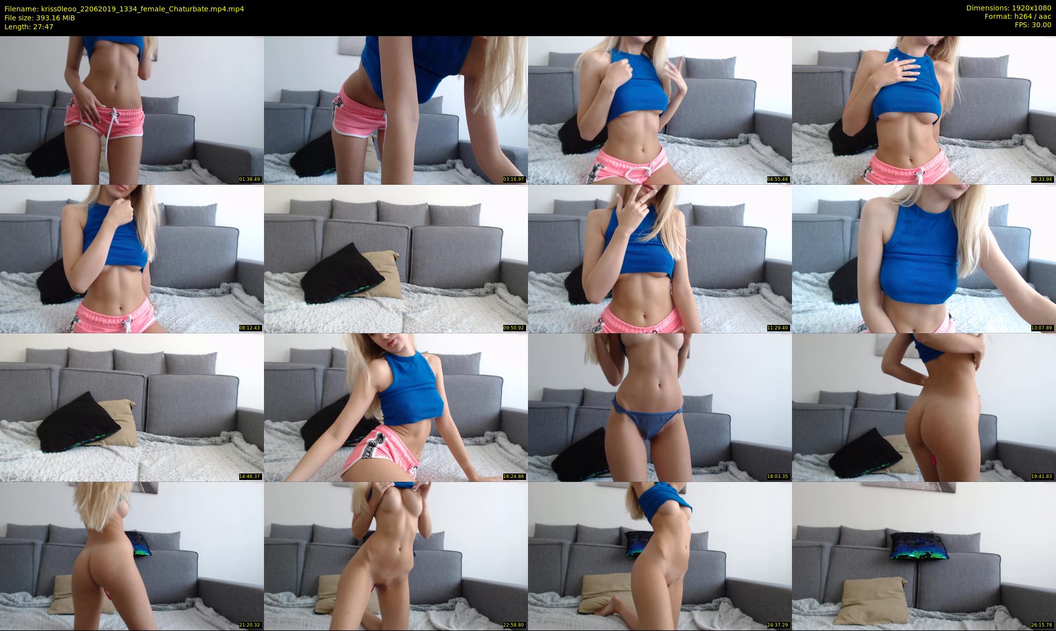 kriss0leoo — 28 minute Chaturbate couple cam show recording, 1080p, Jun 22, 2019