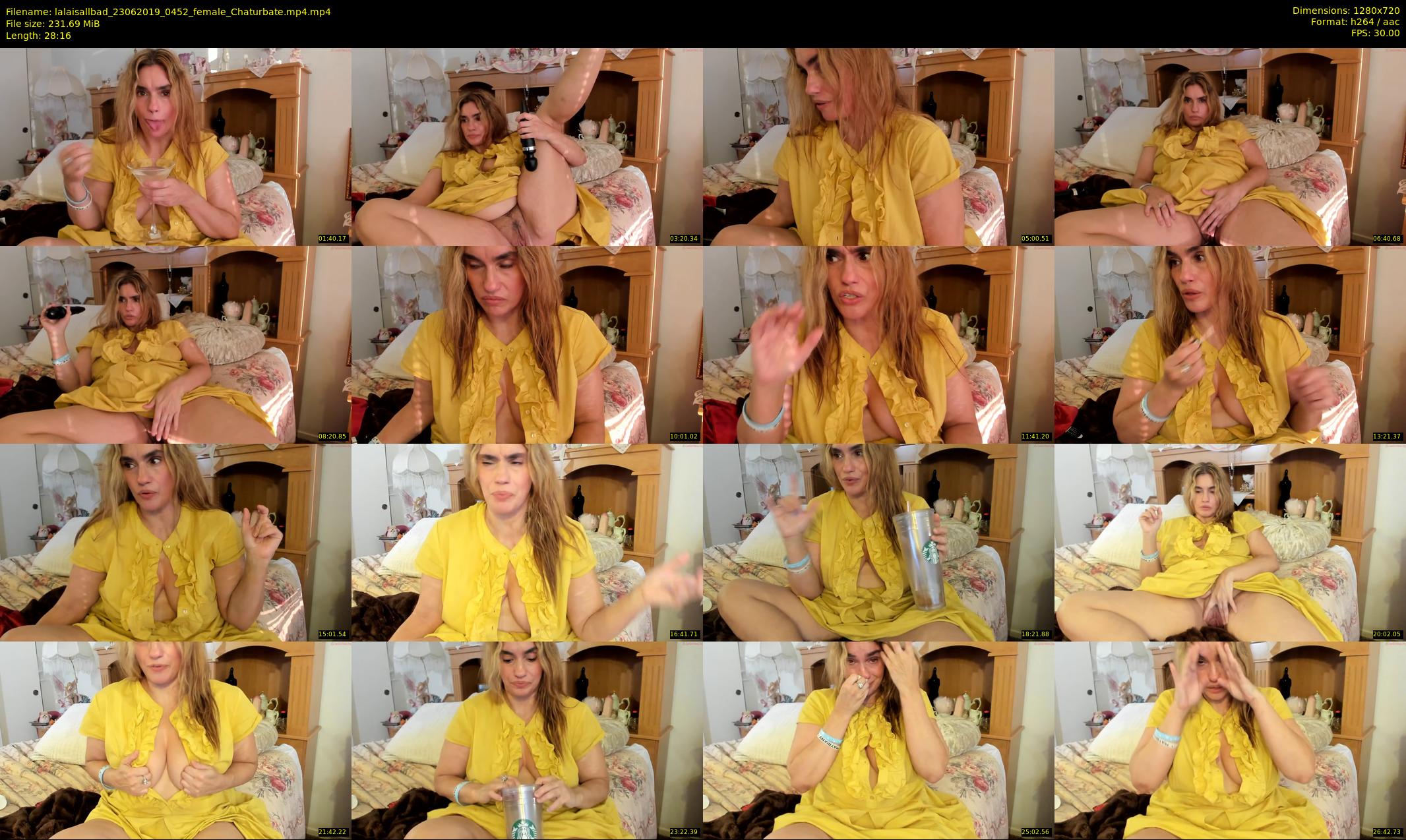 lalaisallbad — 29 minute Chaturbate female cam show recording, 720p, Jun 23, 2019
